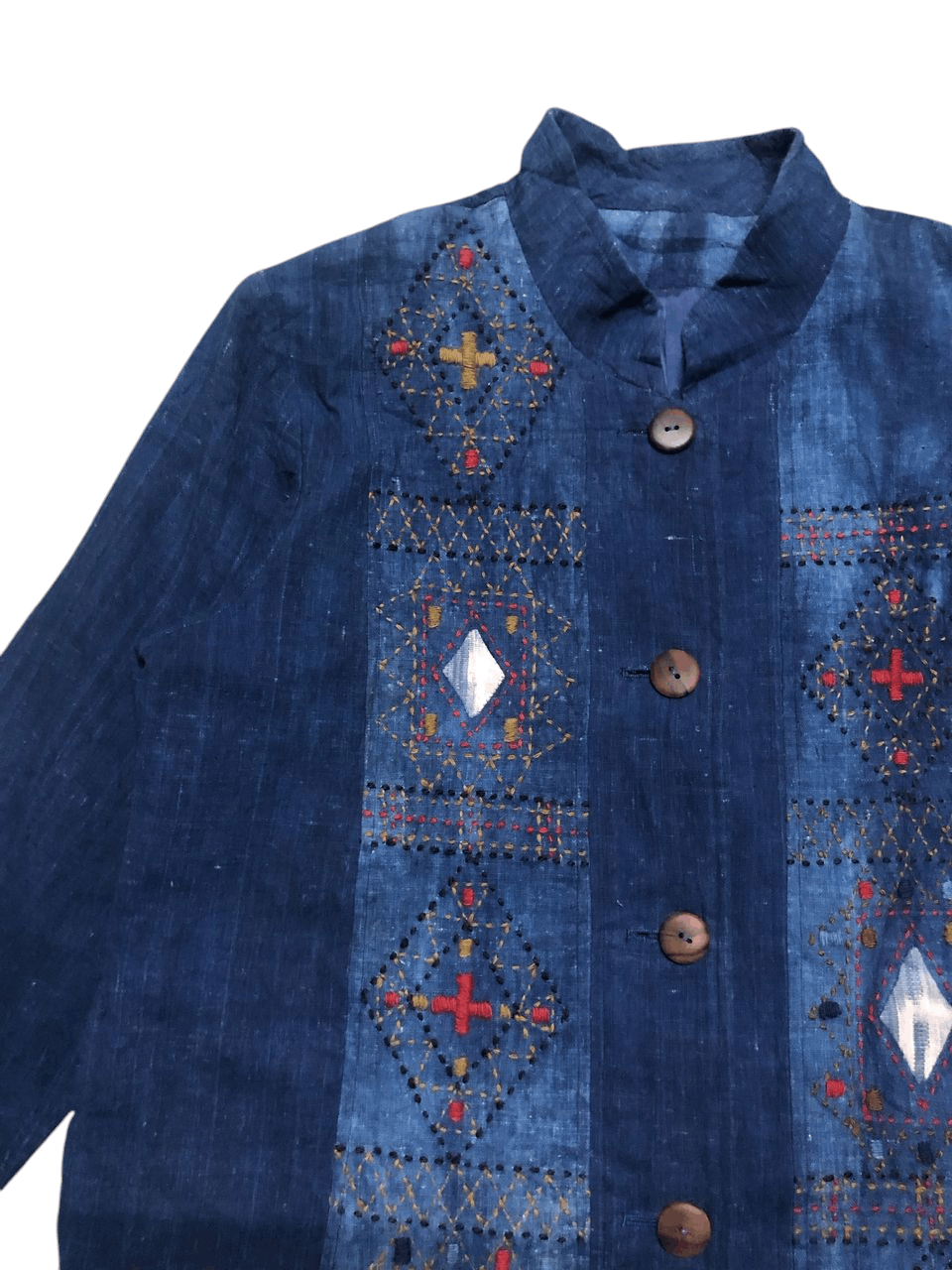 Indigo Vintage Indigo Native Button Jacket Inspired Kapital Style Size US M / EU 48-50 / 2 - 5 Thumbnail