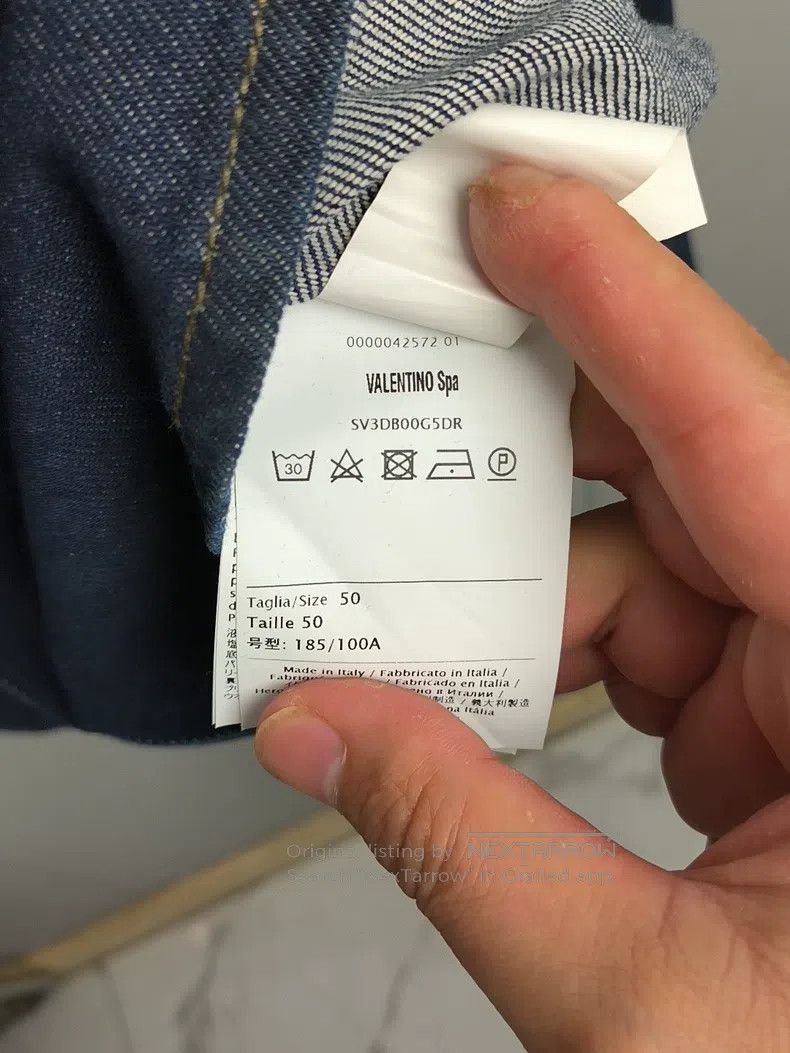Valentino Valentino Denim jacket Size US XXL / EU 58 / 5 - 4 Thumbnail