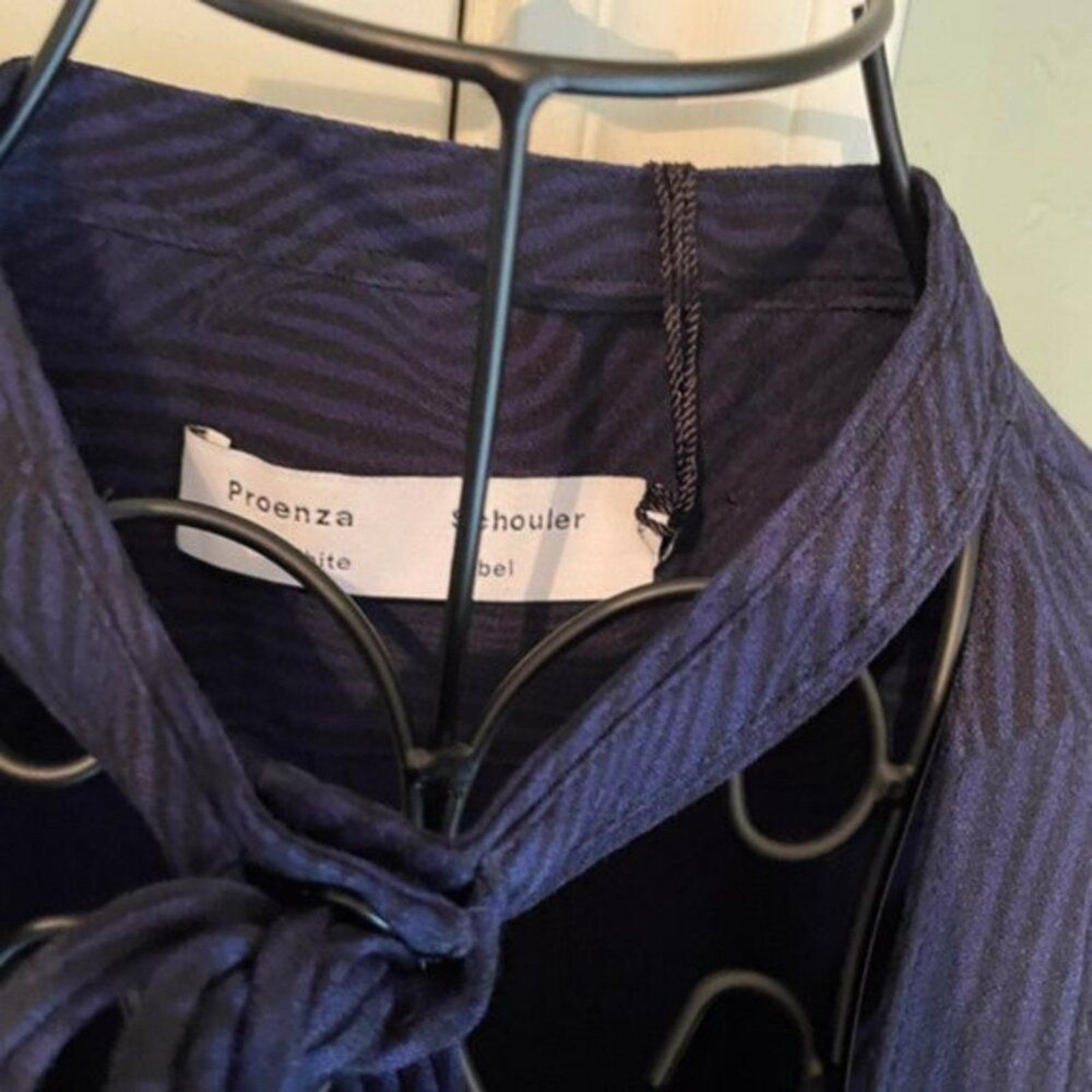 Proenza Schouler Proenza Schouler Printed Georgette Tie Front Top size 6 Size M / US 6-8 / IT 42-44 - 8 Thumbnail