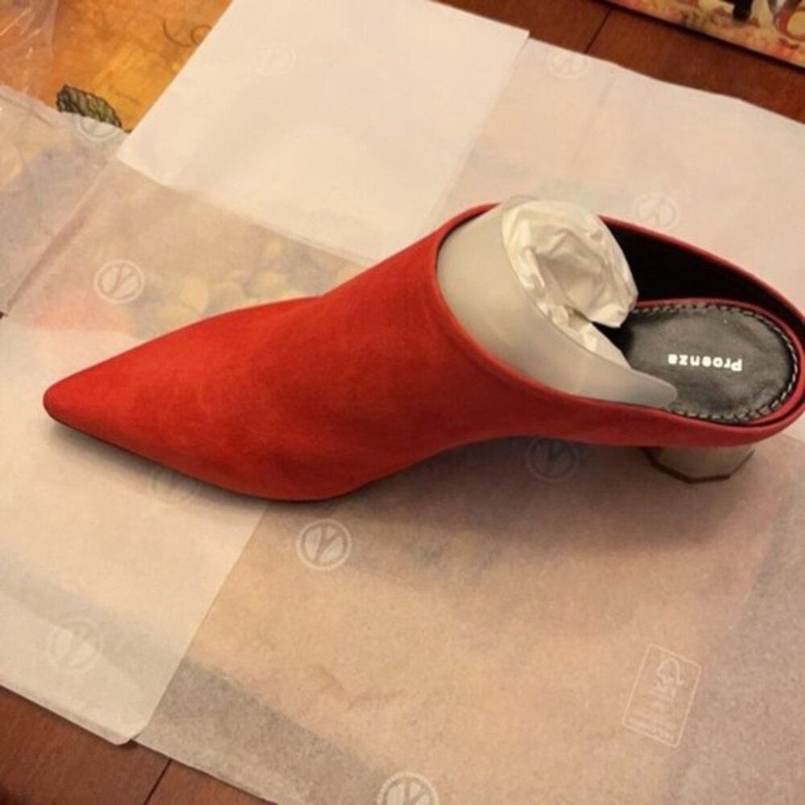 Proenza Schouler Proenza Schouler Suede Mules Red size 6 Size US 6 / IT 36 - 5 Thumbnail