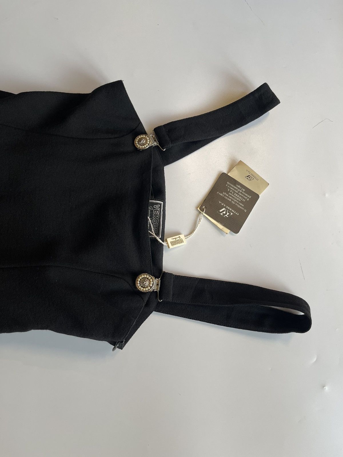 Versace Rare Item / vintage Gianni Versace mini dress w tiger strap Size S / US 4 / IT 40 - 7 Thumbnail