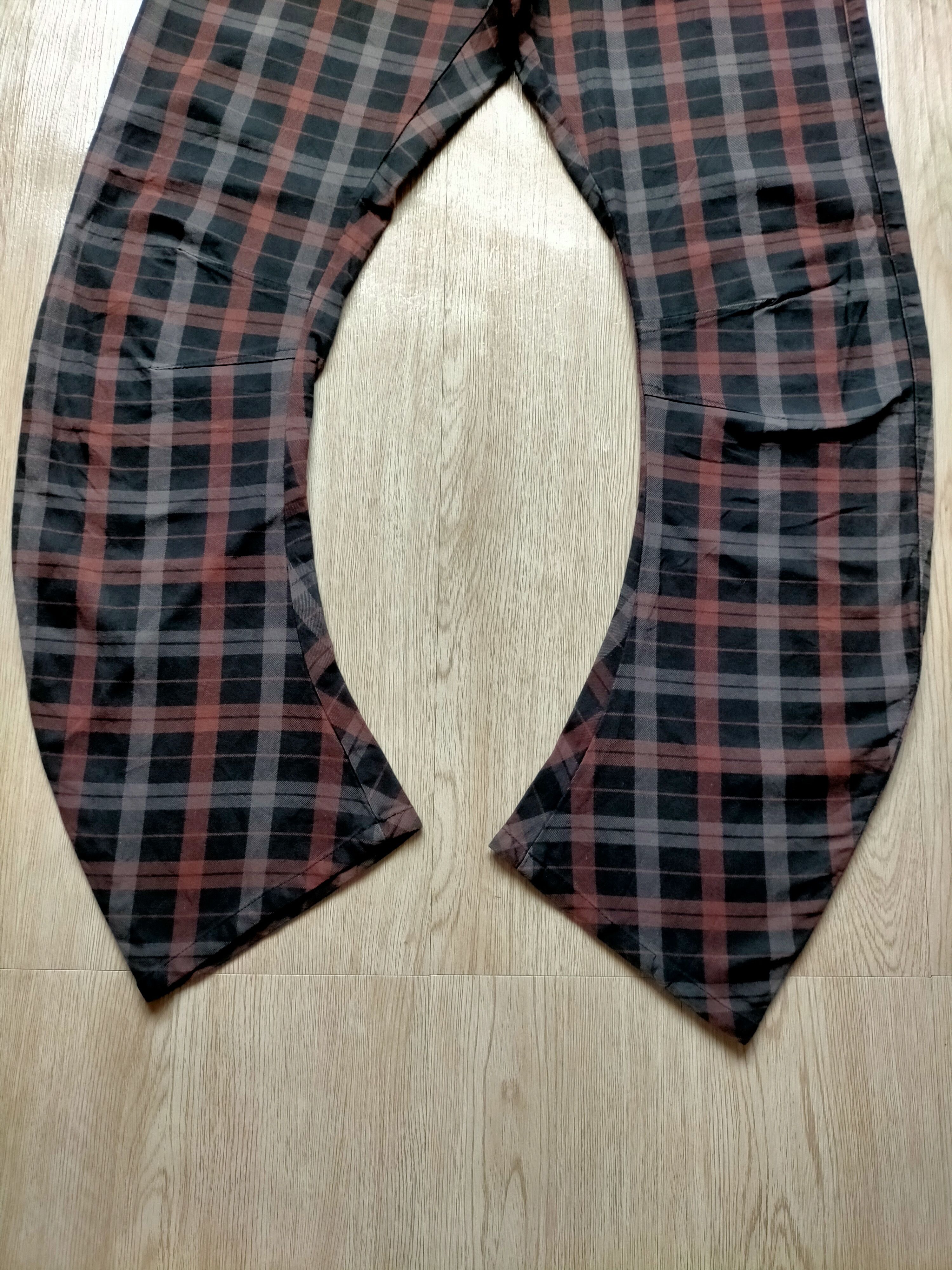 PPFM PPFM Curve Check Bondage Punk Style Pants Size US 34 / EU 50 - 7 Thumbnail