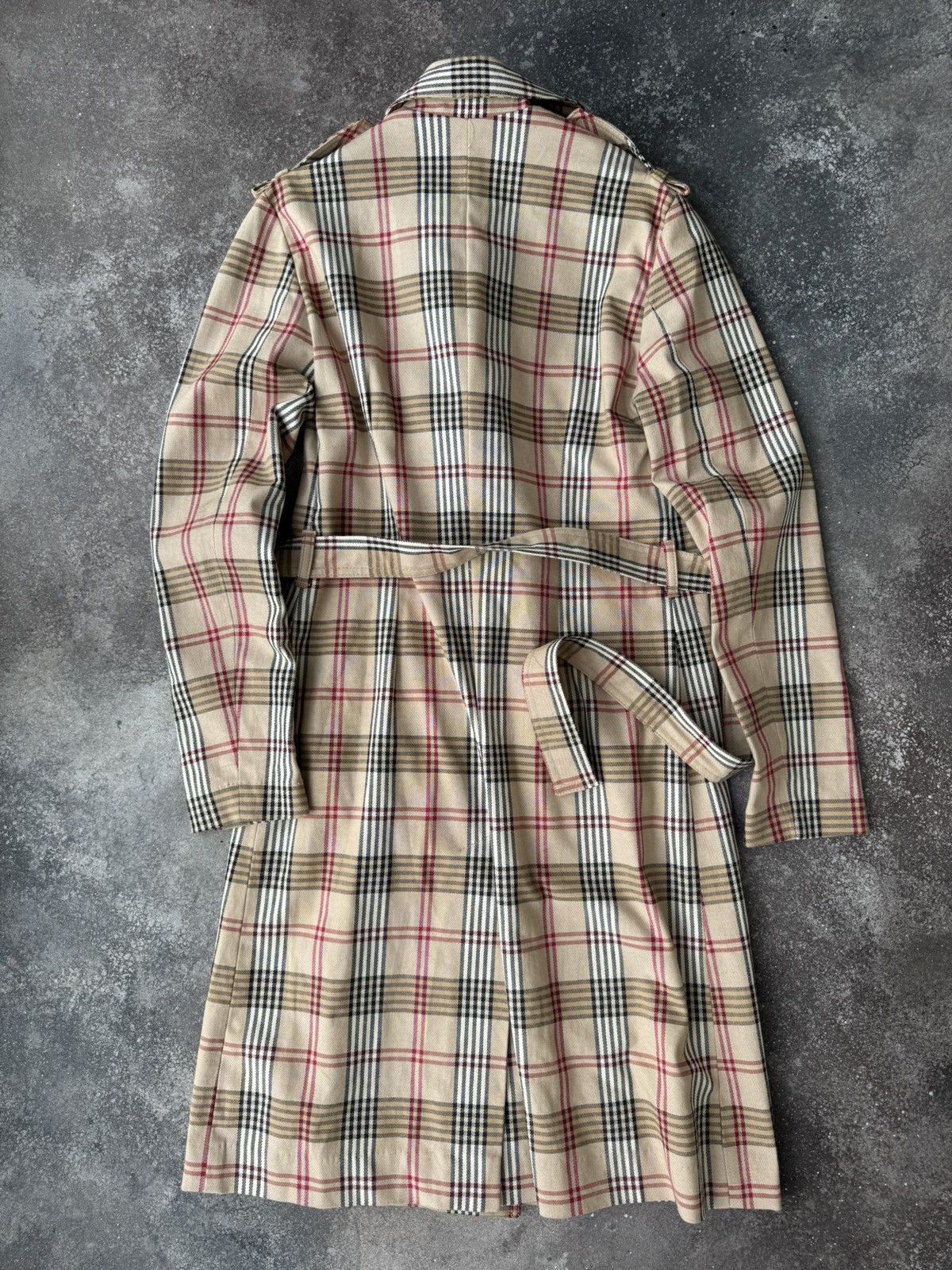 Hysteric Glamour × Vintage Morgan de Toi Vintage Retro Check Trench Coat Size M / US 6-8 / IT 42-44 - 9 Thumbnail