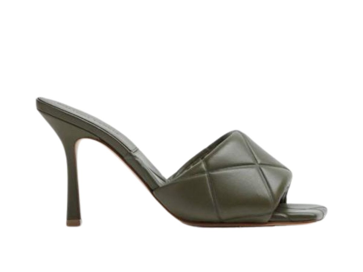 Bottega Veneta o1n1vont1225 Rubber Lido in Dark Khaki Size US 9 / IT 39 - 1 Preview