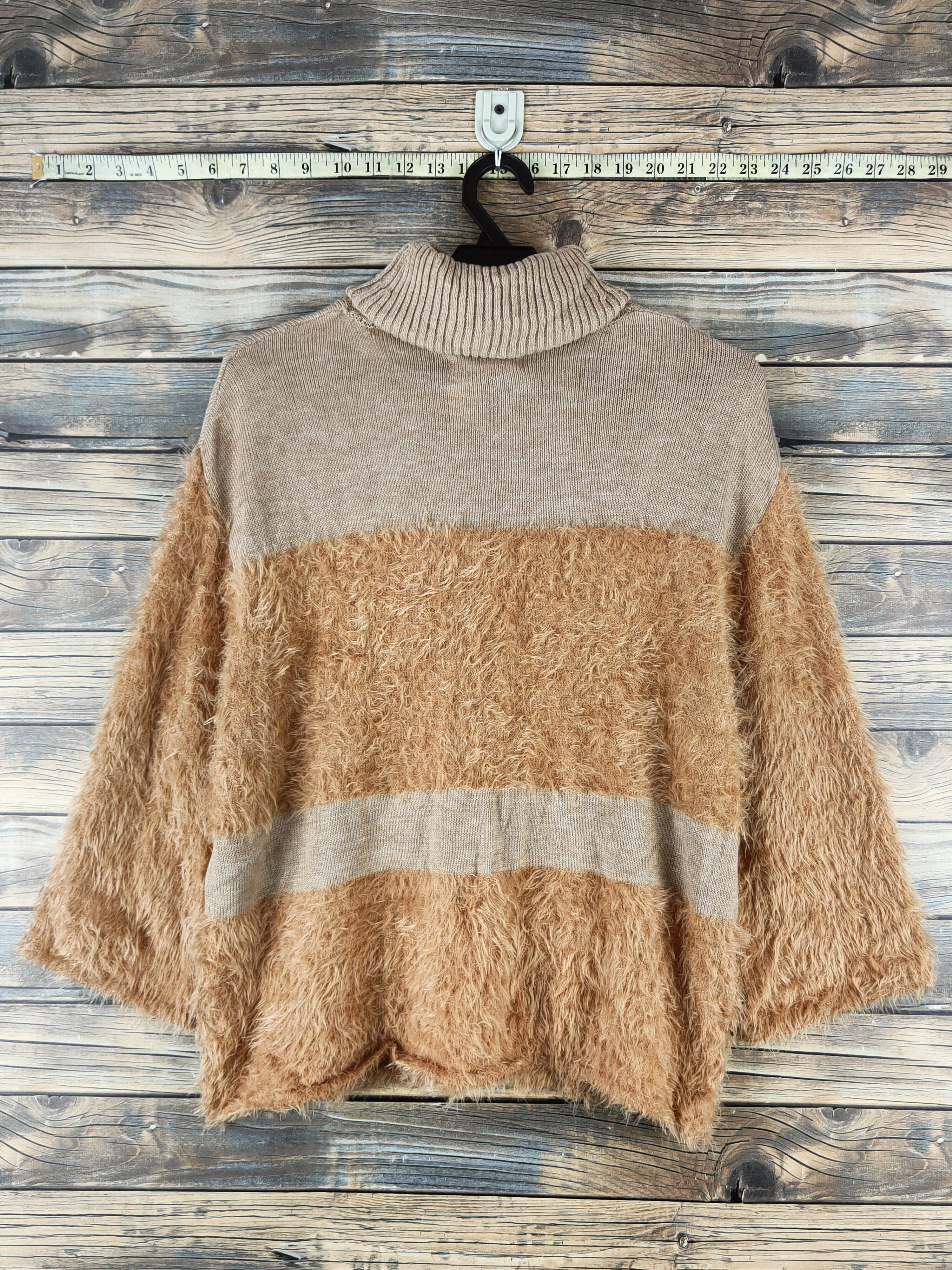 DL Bou Jeloud Beige Fur Mohair Knitwear #46-446