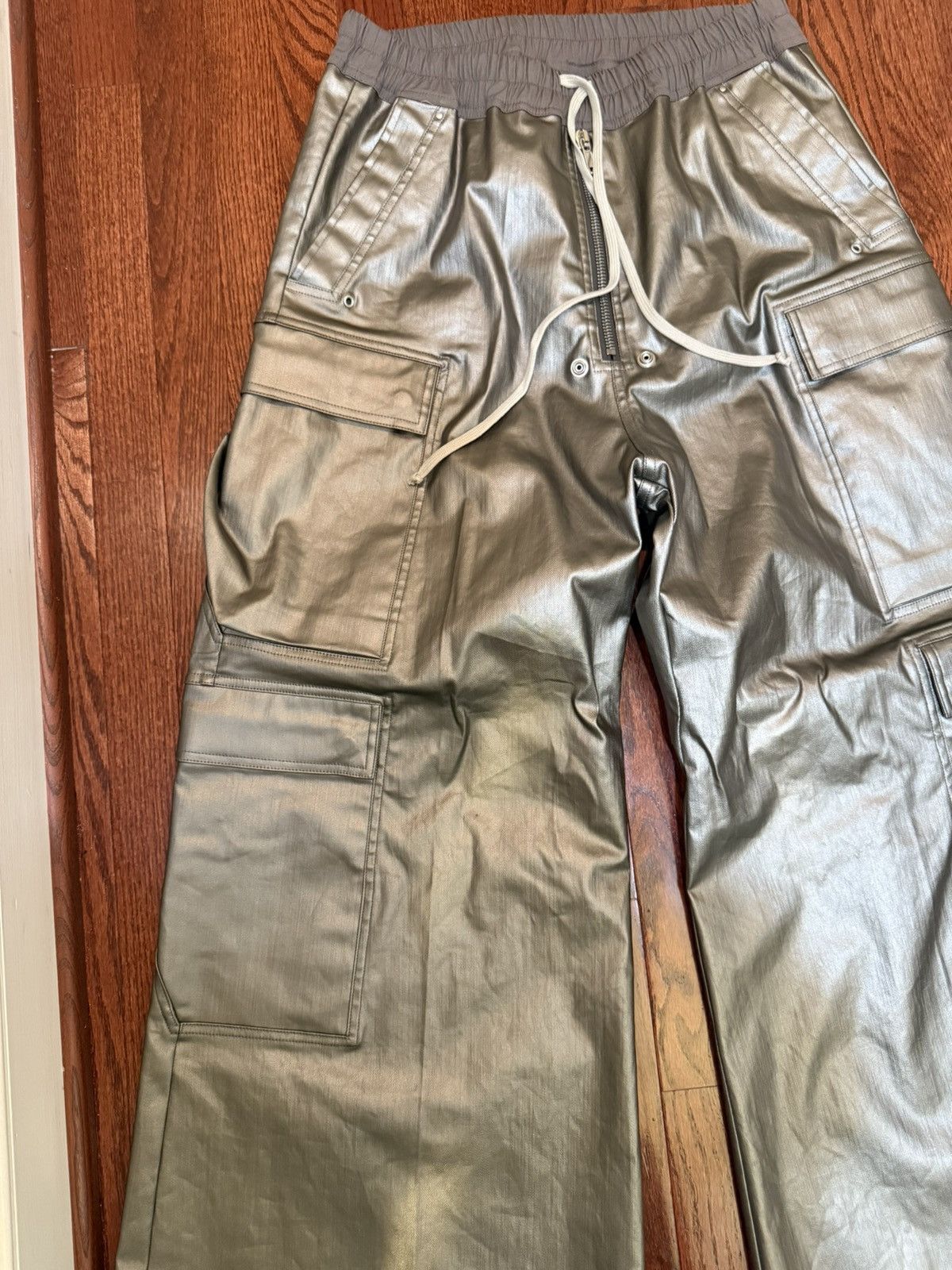 Rick Owens Rick Owen Belas Cargo Pants GunMetal Size US 34 / EU 50 - 3 Thumbnail