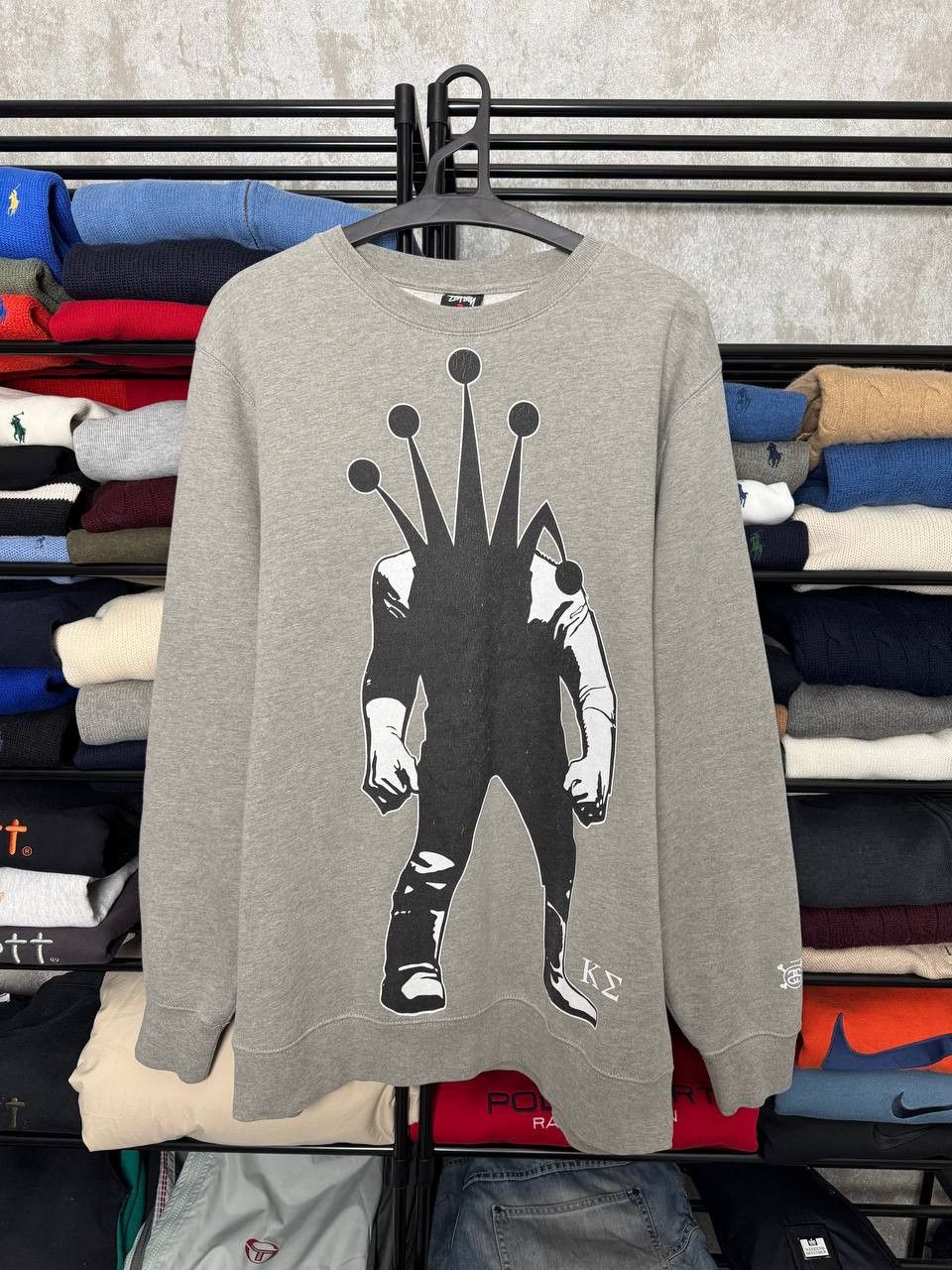 Vintage very rare Sweatshirts Stussy Bent Crown