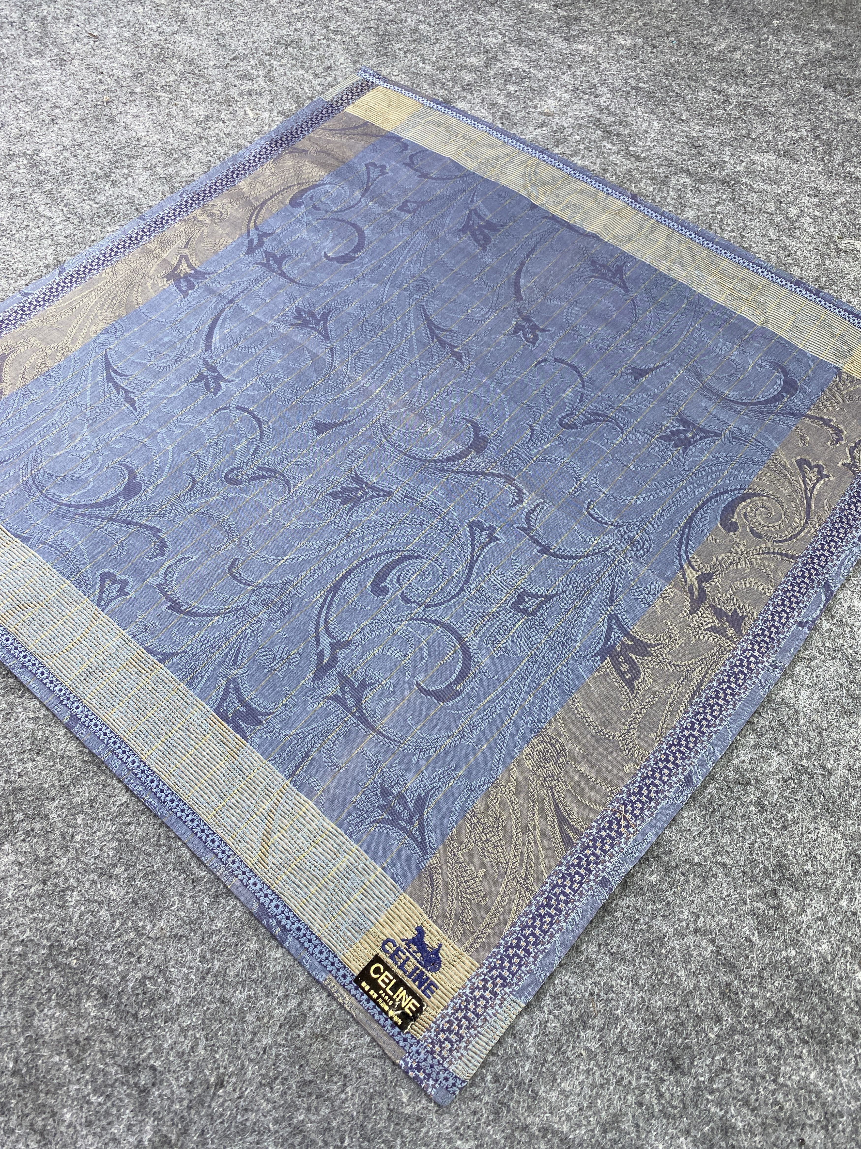 Celine Celine Paislee Handkerchief / Bandana / Neckerchief-B419 Size ONE SIZE - 4 Thumbnail