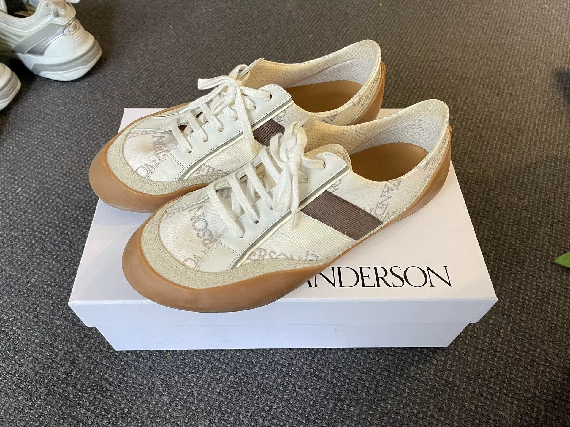 JW Anderson JW Anderson Logo Print Canvas Skate Shoes Size US 10 / EU 43 - 1 Thumbnail