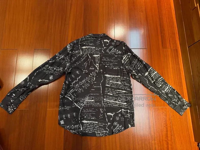 Amiri Amiri Classic silk music note shirt size S Size US S / EU 44-46 / 1 - 5 Thumbnail