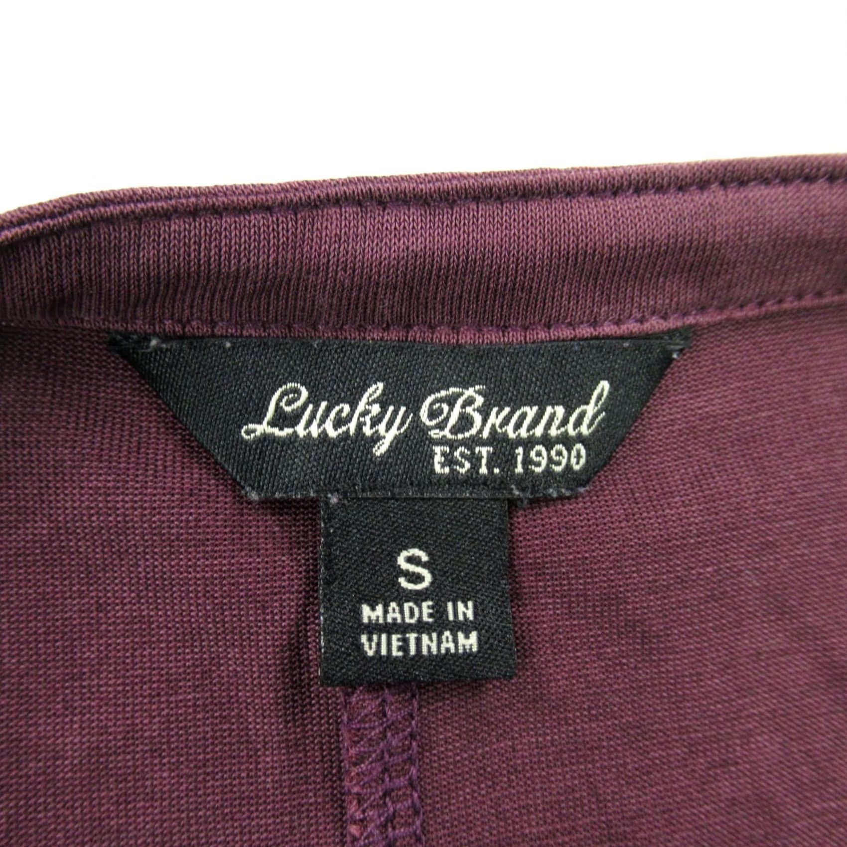 Lucky Brand Lucky Brand Dress Womens Small Sleeveless Burgundy Lightweight Straight Stretch Dress Size S / US 4 / IT 40 - 2 Thumbnail