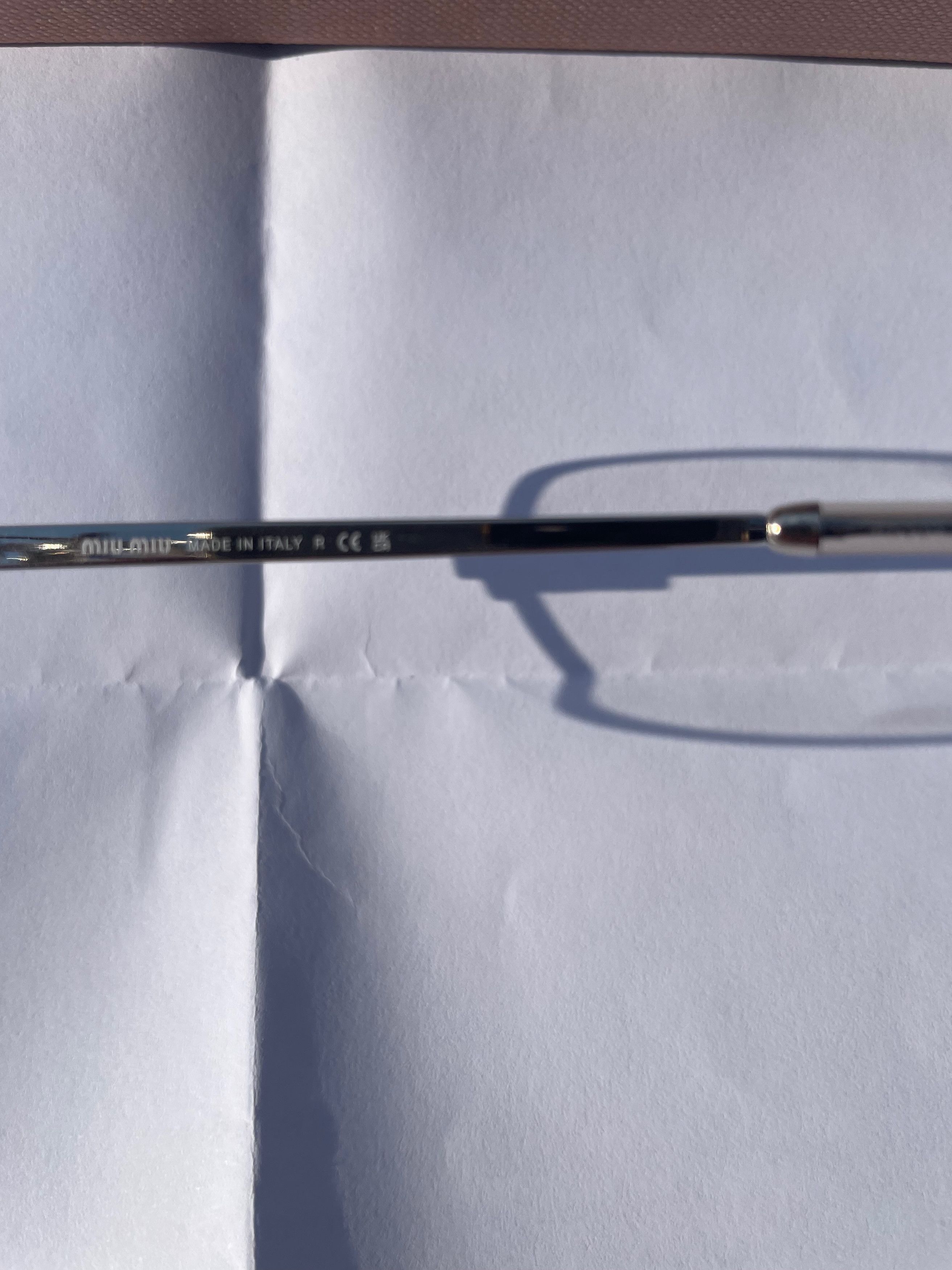 Miu Miu MIU MIU rimless glasses 50YVVISTA Size ONE SIZE - 7 Thumbnail