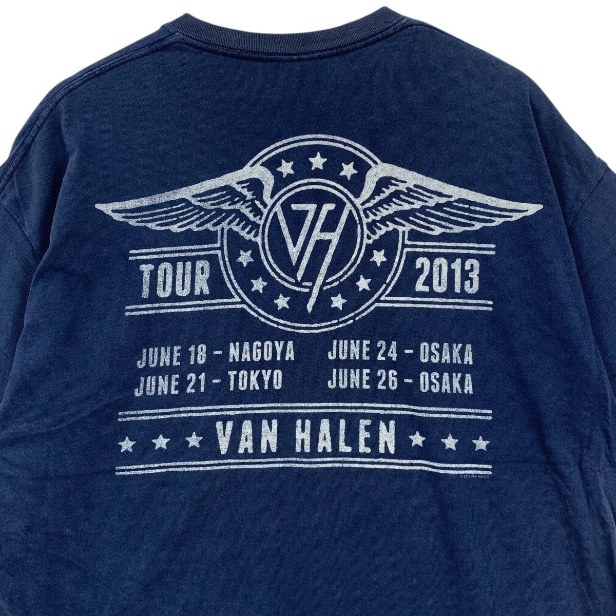 Vintage VAN HALEN Tour 2013 America Rock band Big Logo T-Shirt Size US XL / EU 56 / 4 - 5 Thumbnail