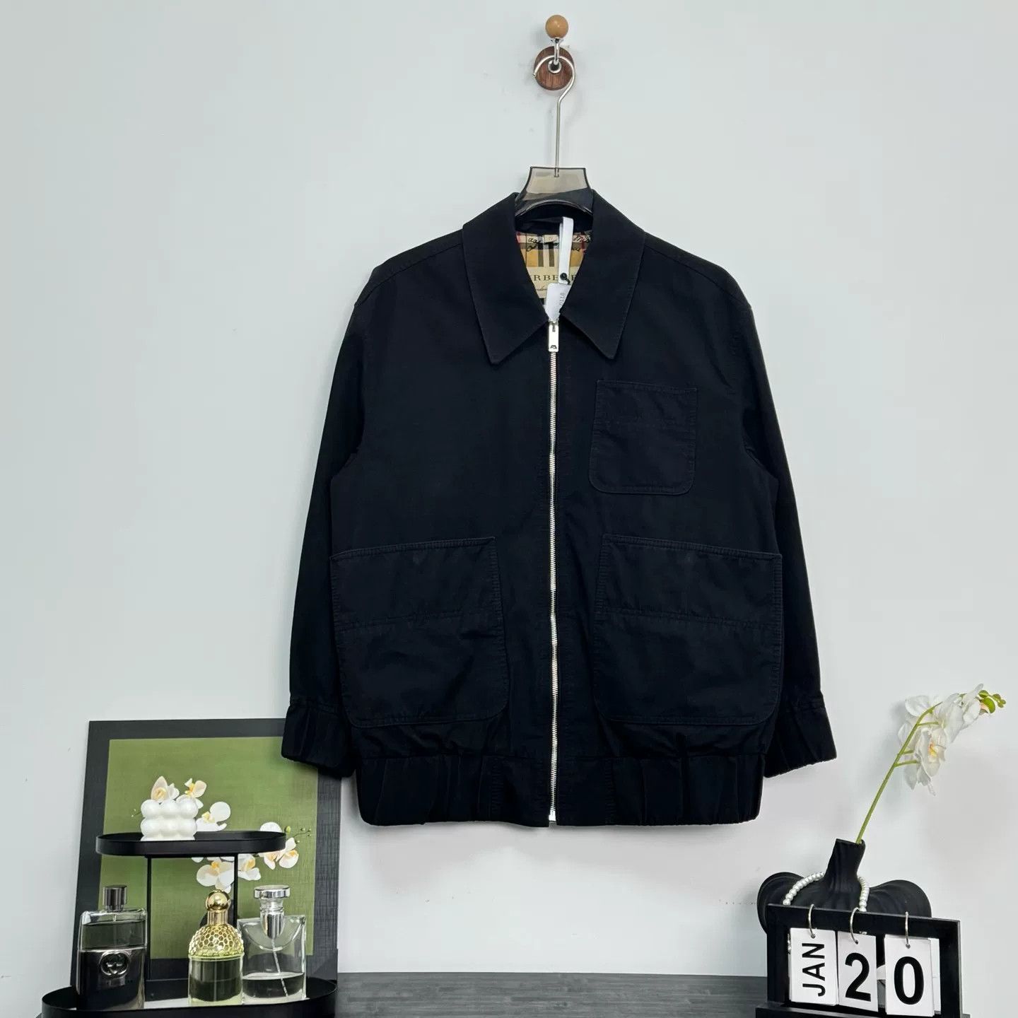 Burberry Burberry Graffiti Check Work Jacket UK6 Size XS / US 0-2 / IT 36-38 - 1 Thumbnail