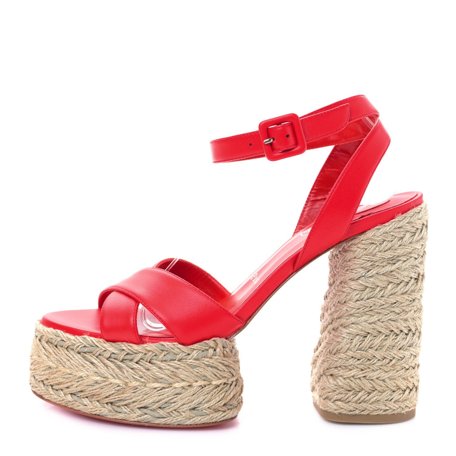 Christian Louboutin o1s1wg110924 Heeled Sandals in Red Size US 6 / IT 36 - 1 Thumbnail