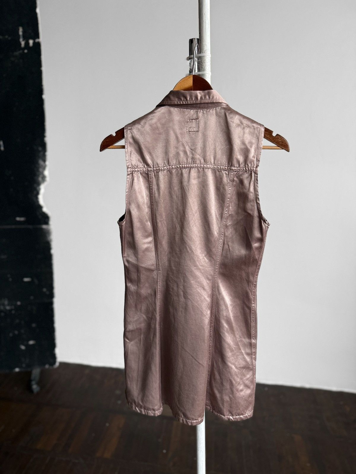 Diesel Diesel Females Vintage Y2K Mini Dress Metallic Pink Bronze Size M / US 6-8 / IT 42-44 - 2 Thumbnail