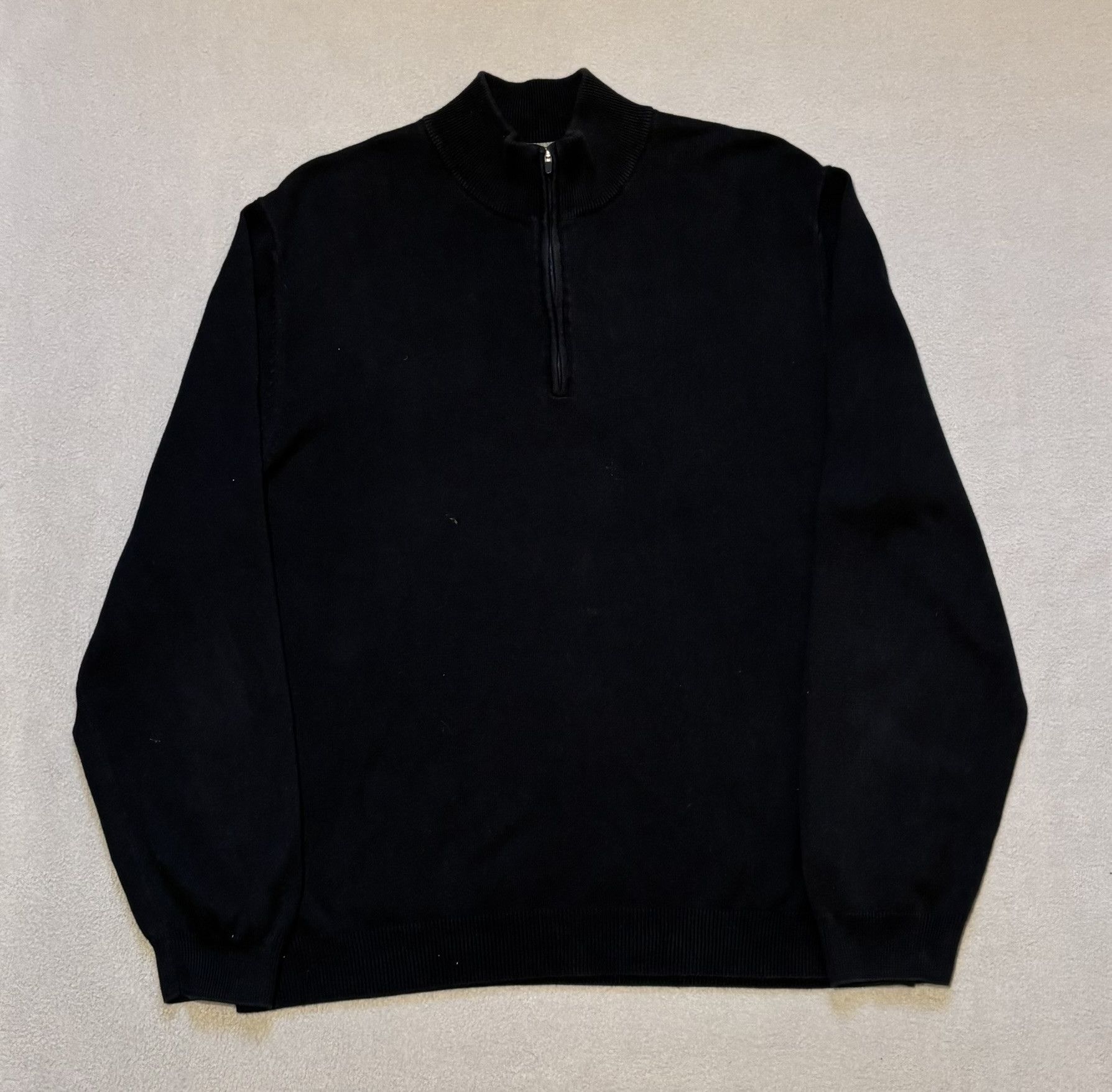 Eddie Bauer Eddie Bauer 1/4 zip sweater Black Large Size US L / EU 52-54 / 3 - 5 Thumbnail