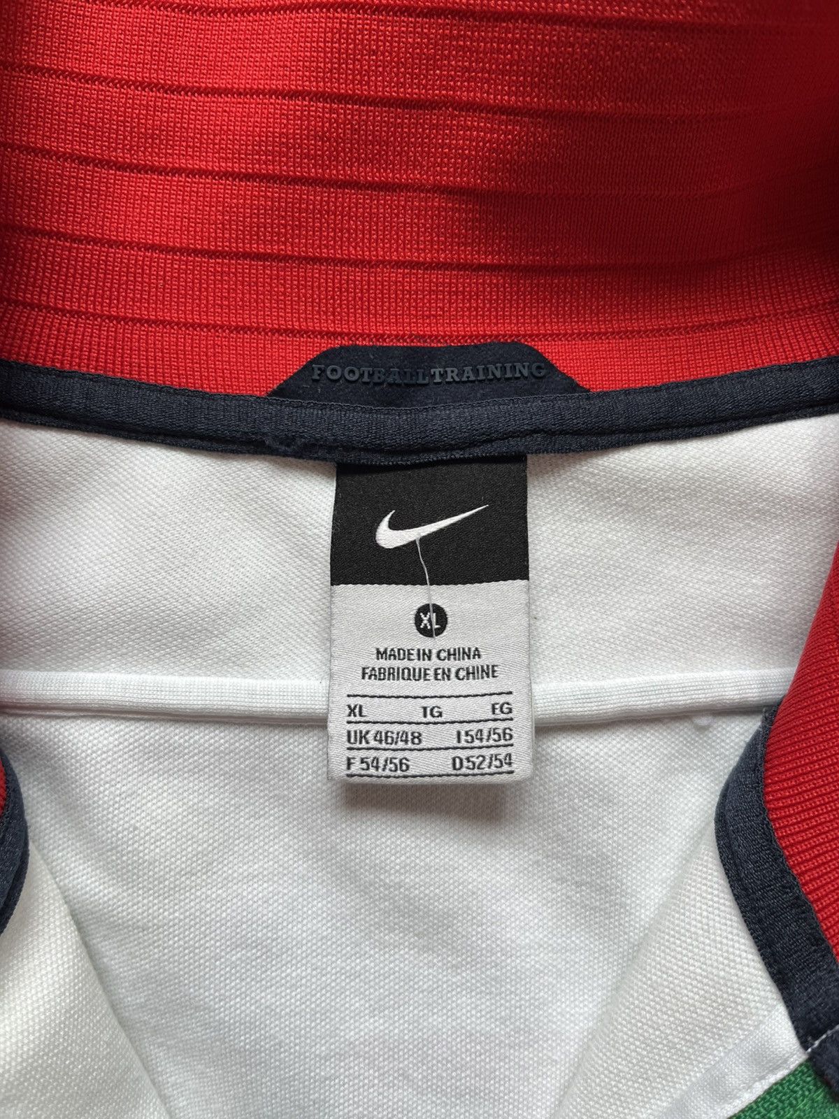 Nike × Vintage Vintage Nike Portugal 2010/2011 Football Track Jacket Size US XL / EU 56 / 4 - 4 Thumbnail