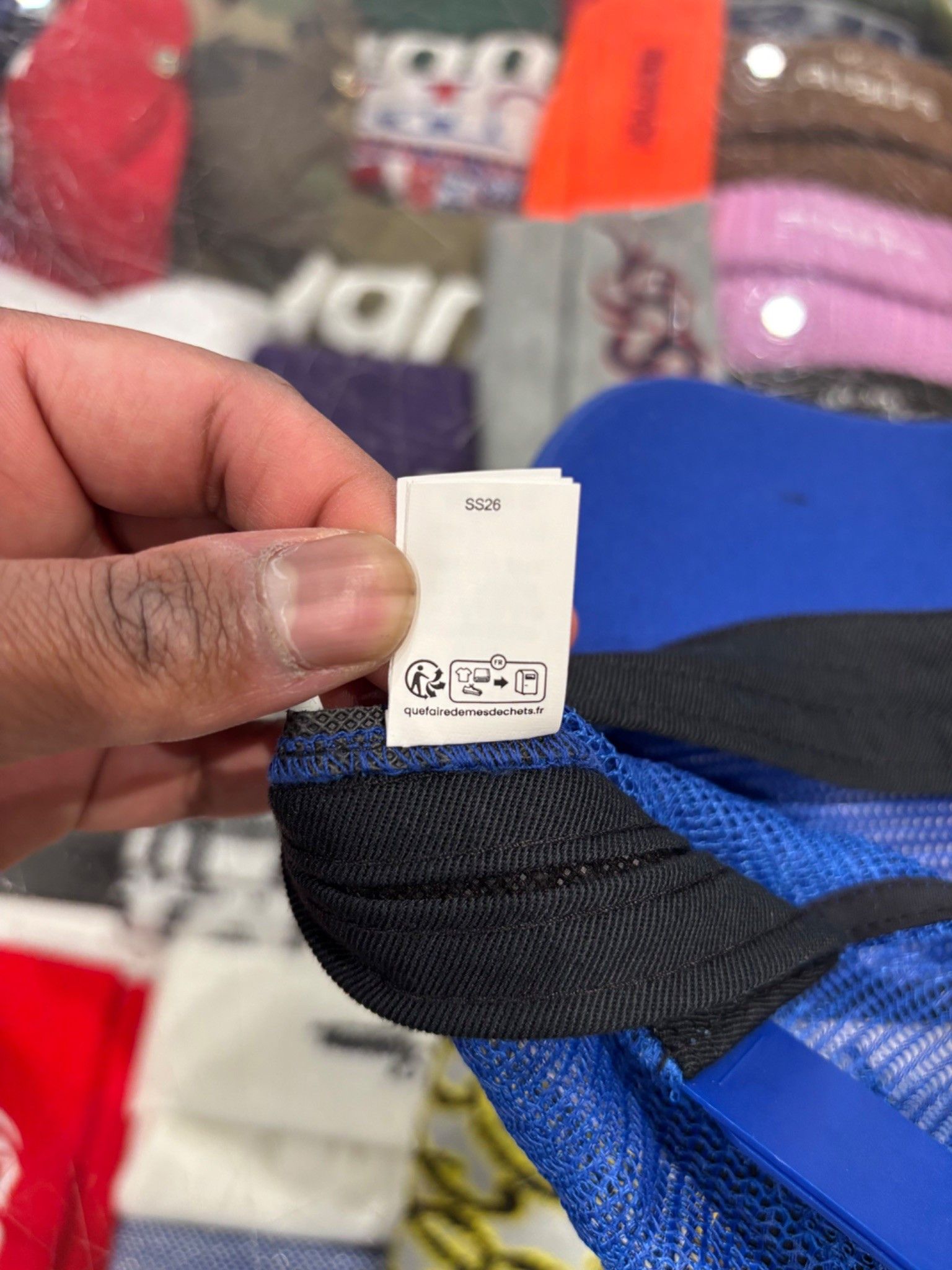 Supreme Supreme The Misfits Mesh Back 6-Panel Royal Size ONE SIZE - 8 Thumbnail