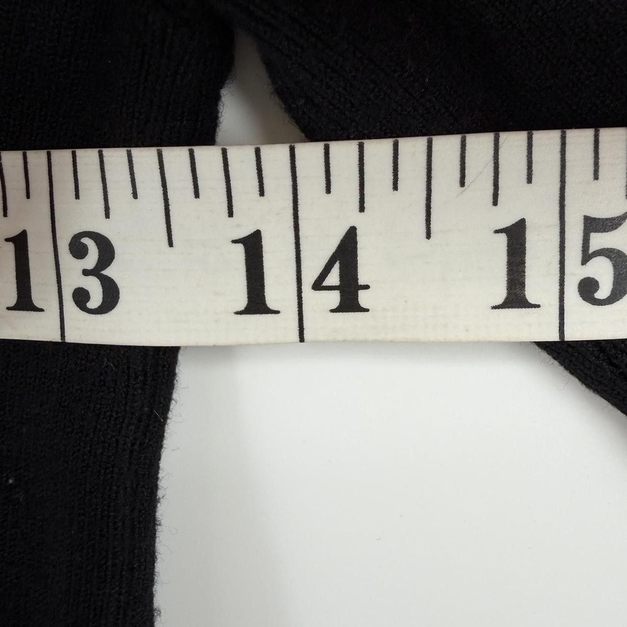 Other Sunday Best Black Ribbed Zip Up Hoodie Cropped Cardigan Size S / US 4 / IT 40 - 6 Thumbnail
