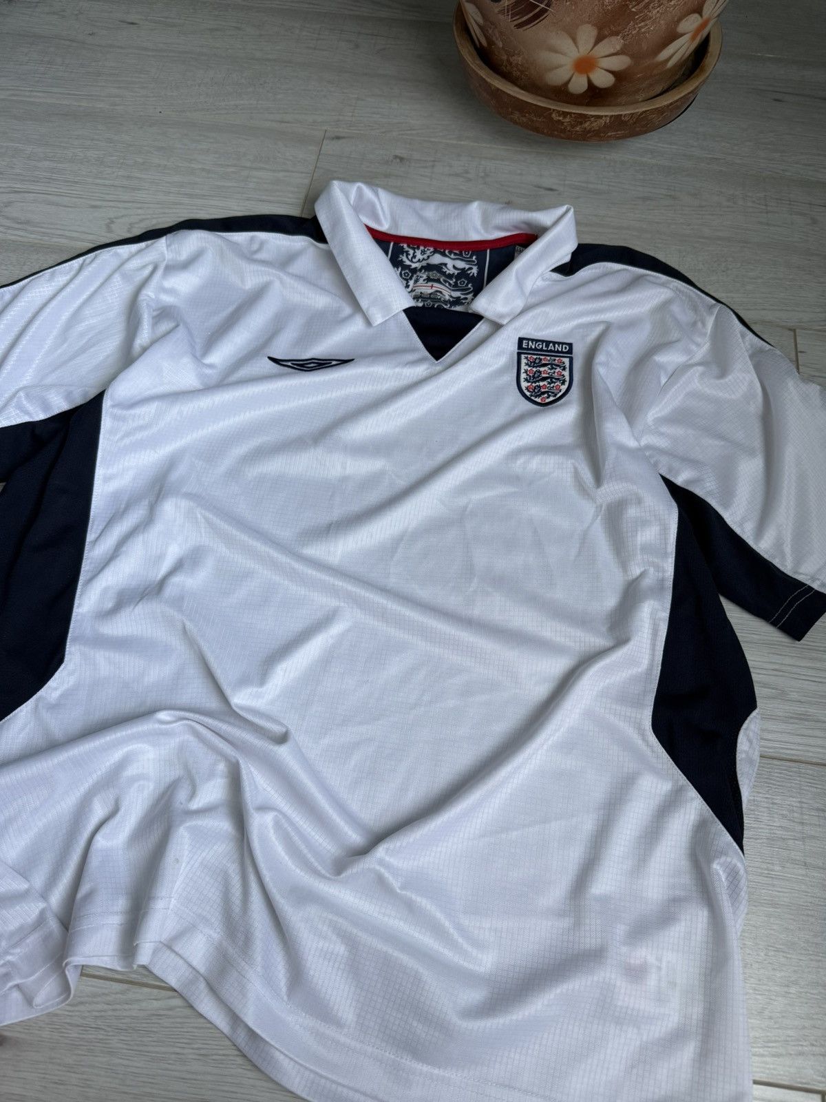 Umbro × Vintage Vintage England Soccer jersey Umbro shirt Size US XXL / EU 58 / 5 - 3 Thumbnail