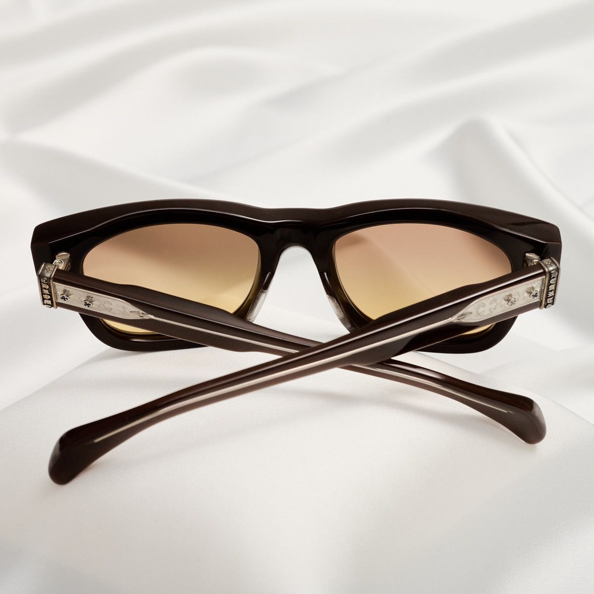 Chrome Hearts CHROME HEARTS DICK FITZENER CLASSIC BROWN SUNGLASSES Size ONE SIZE - 7 Thumbnail