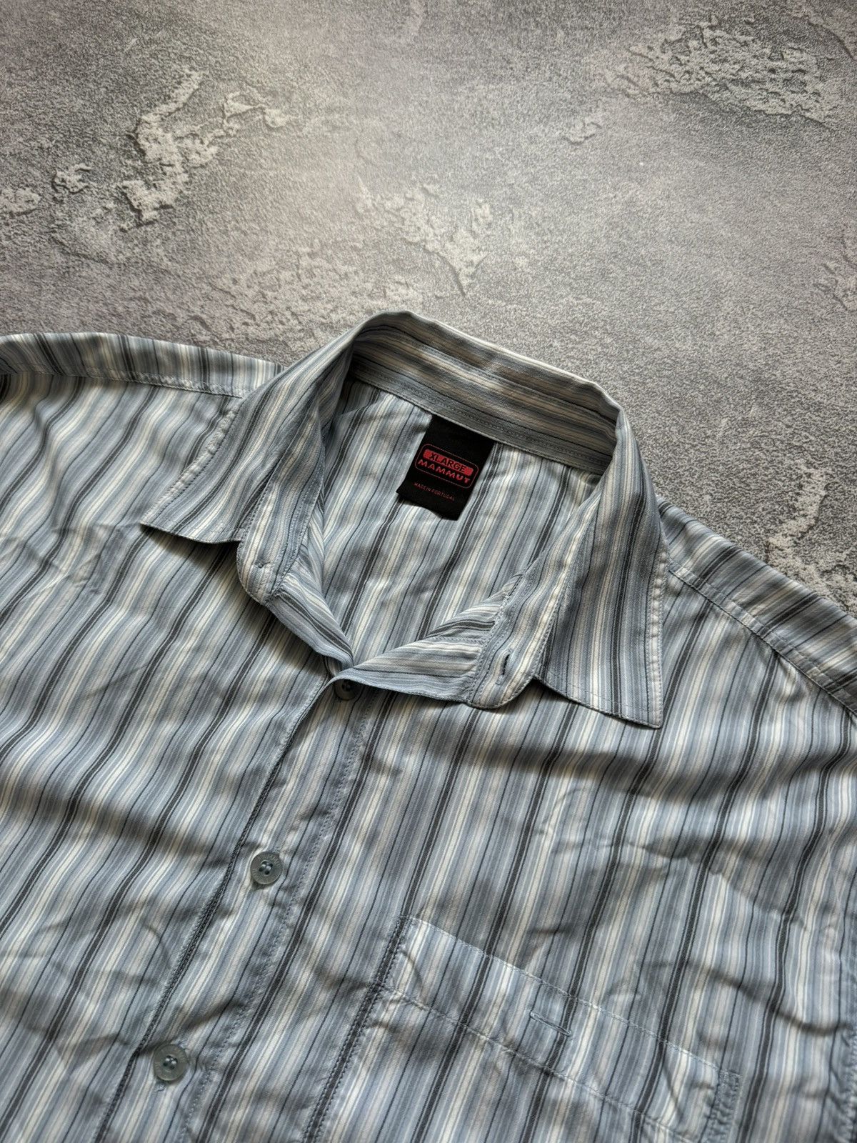 Mammut Mammut XL striped button up shirt polo tee T-shirt outdoor Size US XL / EU 56 / 4 - 5 Thumbnail
