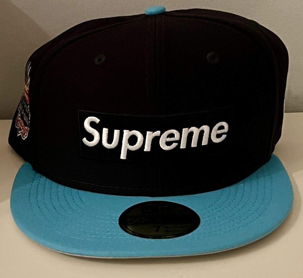 Supreme Supreme Salem Navy Blue New Era Hat Size 7 1/2 | Grailed