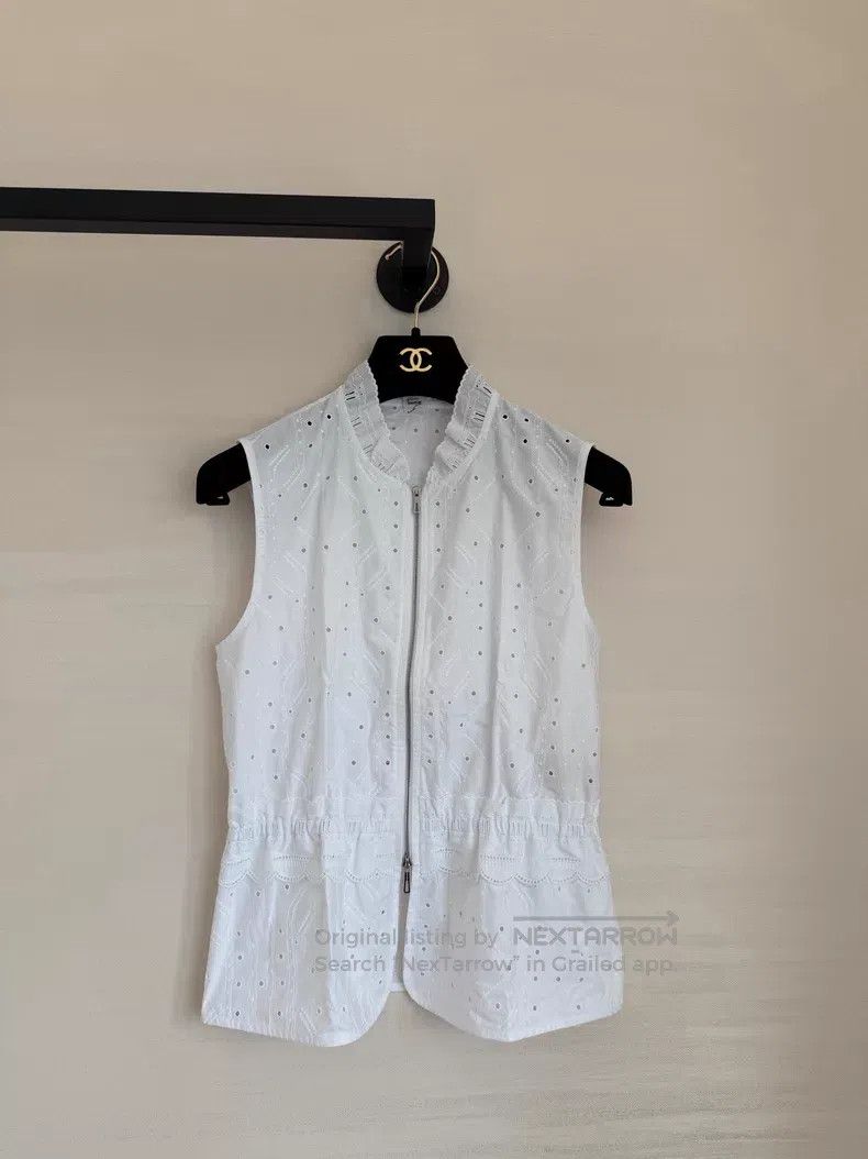 Hermes Hermes Heavy Embroidered Waist-cinching Vest Size XXS / US 00 / IT 34 - 1 Thumbnail