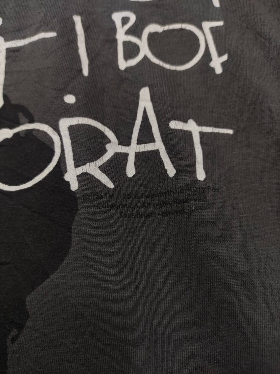 Vintage Vtg 2006 Borat Movie Promo T-Shirt Size US M / EU 48-50 / 2 - 4 Thumbnail