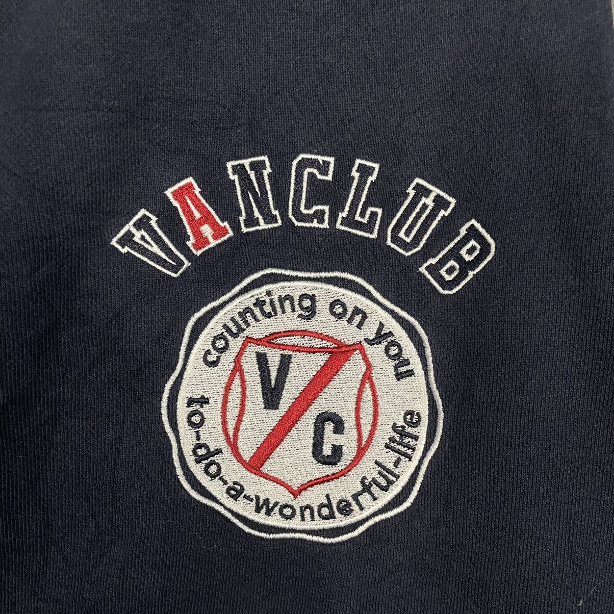 Japanese Brand Van Club Big Logo Varsity Sweater Jacket Size US L / EU 52-54 / 3 - 15 Thumbnail