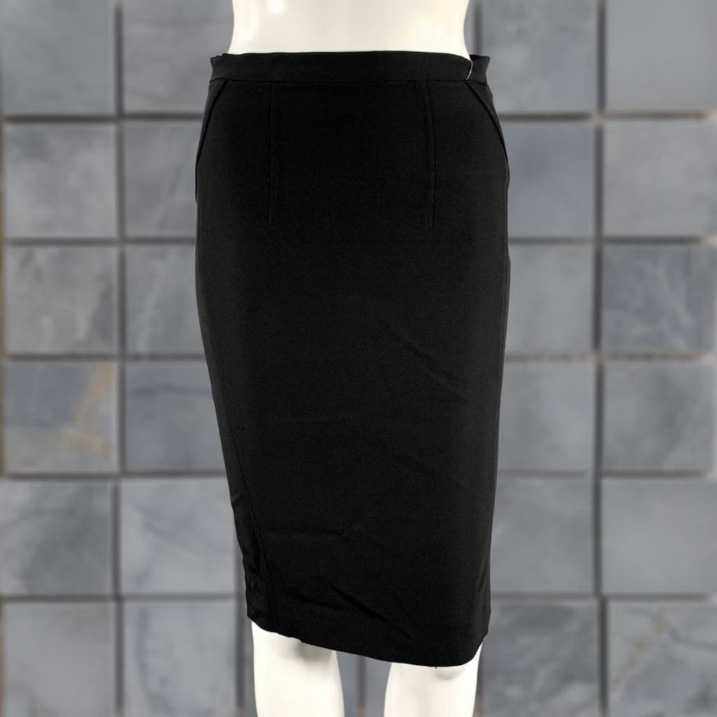 Dolce & Gabbana DOLCE & GABBANA Black Acetate Polyamide Skirt Size 0 Knee-Length Women Size 25" / US 0 / IT 36 - 1 Thumbnail