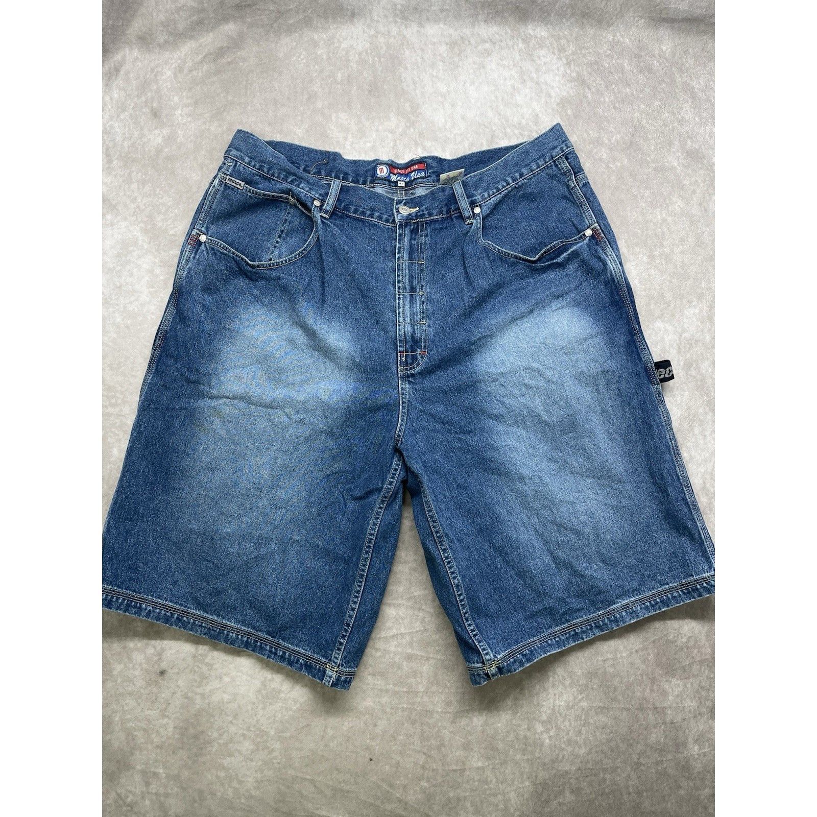 Mecca VTG Mecca USA Denim Shorts Jorts 42 Y2K 90s Baggy Carpenter Size US 42 / EU 58 - 8 Thumbnail