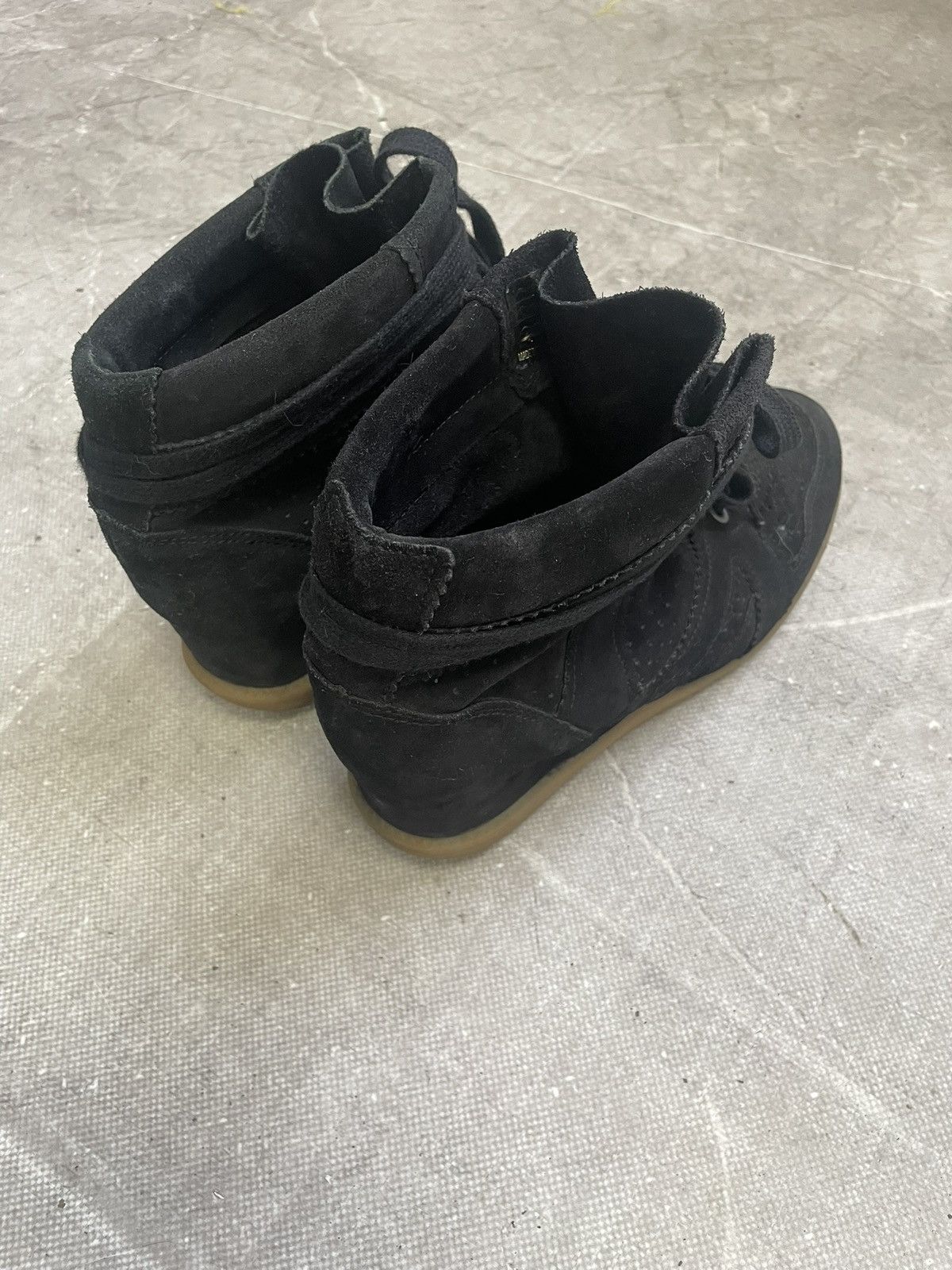 Japanese Brand Isabel marant style wedge heel boots black suede retro y2k Size US 7 / EU 40 - 10 Thumbnail