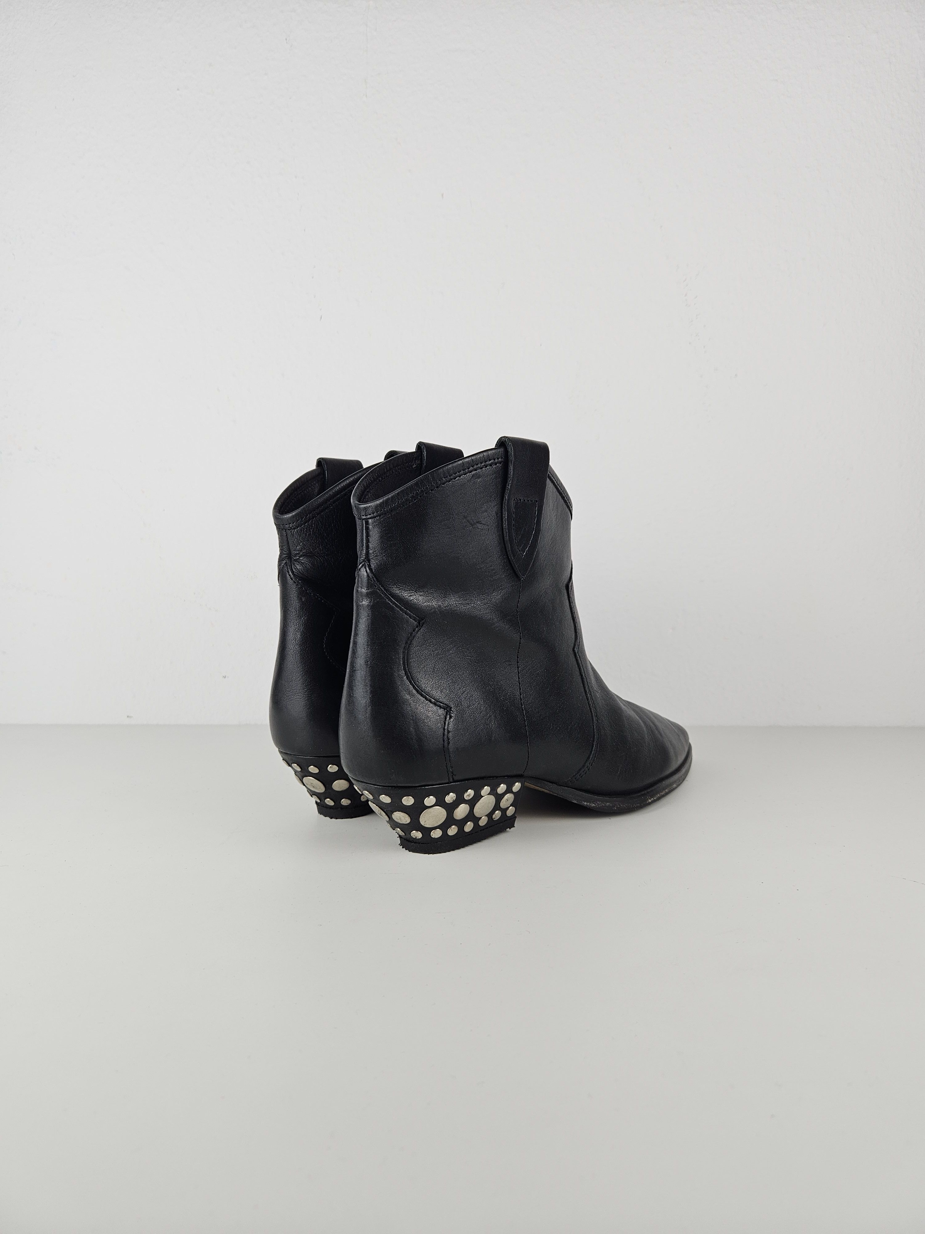Isabel Marant Isabel Marant leather cuban heel studded cowboy ankle boots Size US 9 / IT 39 - 6 Thumbnail