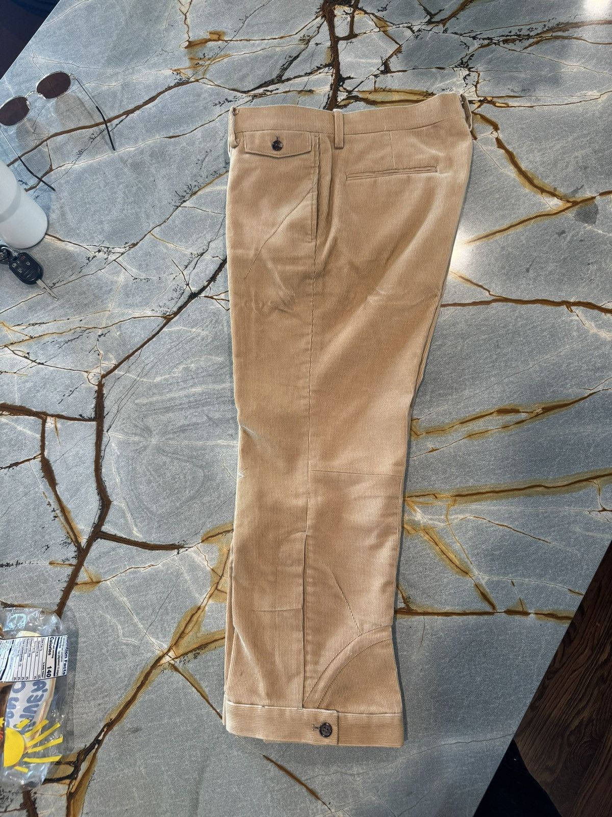 Undercover RARE!! Undercoverism Size 3 Tan Bootcut Corduroy Slacks Size US 31 - 2 Thumbnail