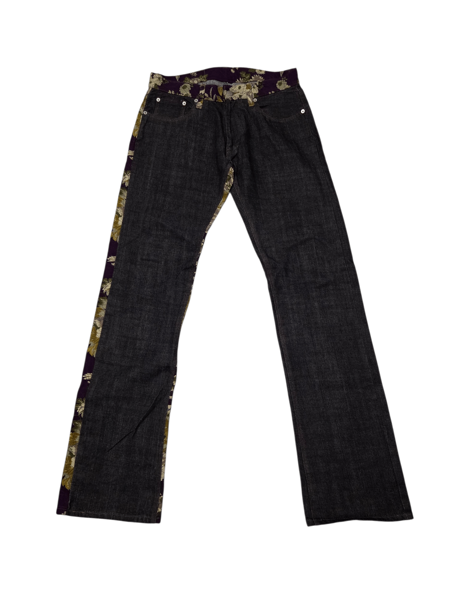 If Six Was Nine Rare 🔥 Japanese Brand Glamdy Flowers Sukajan Size US 32 / EU 48 - 2 Thumbnail