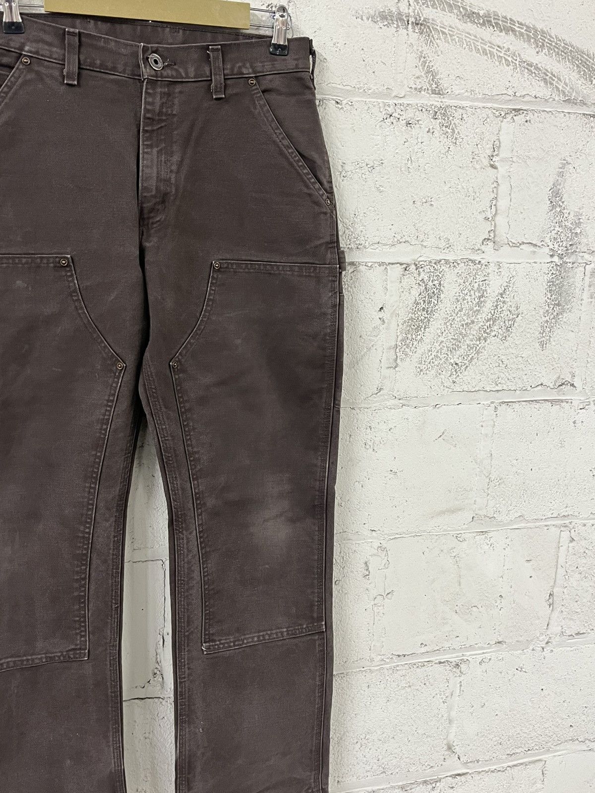 Carhartt Carhartt double knees vintage mocha brown rare baggy hype Size US 33 - 4 Thumbnail