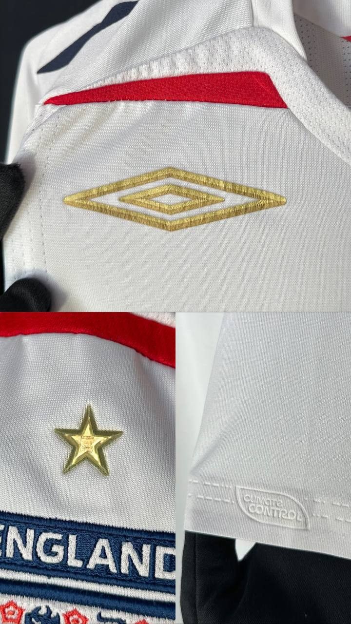 Umbro × Vintage England vintage home 2007-2009 football shirt jersey Umbro Size US S / EU 44-46 / 1 - 2 Thumbnail