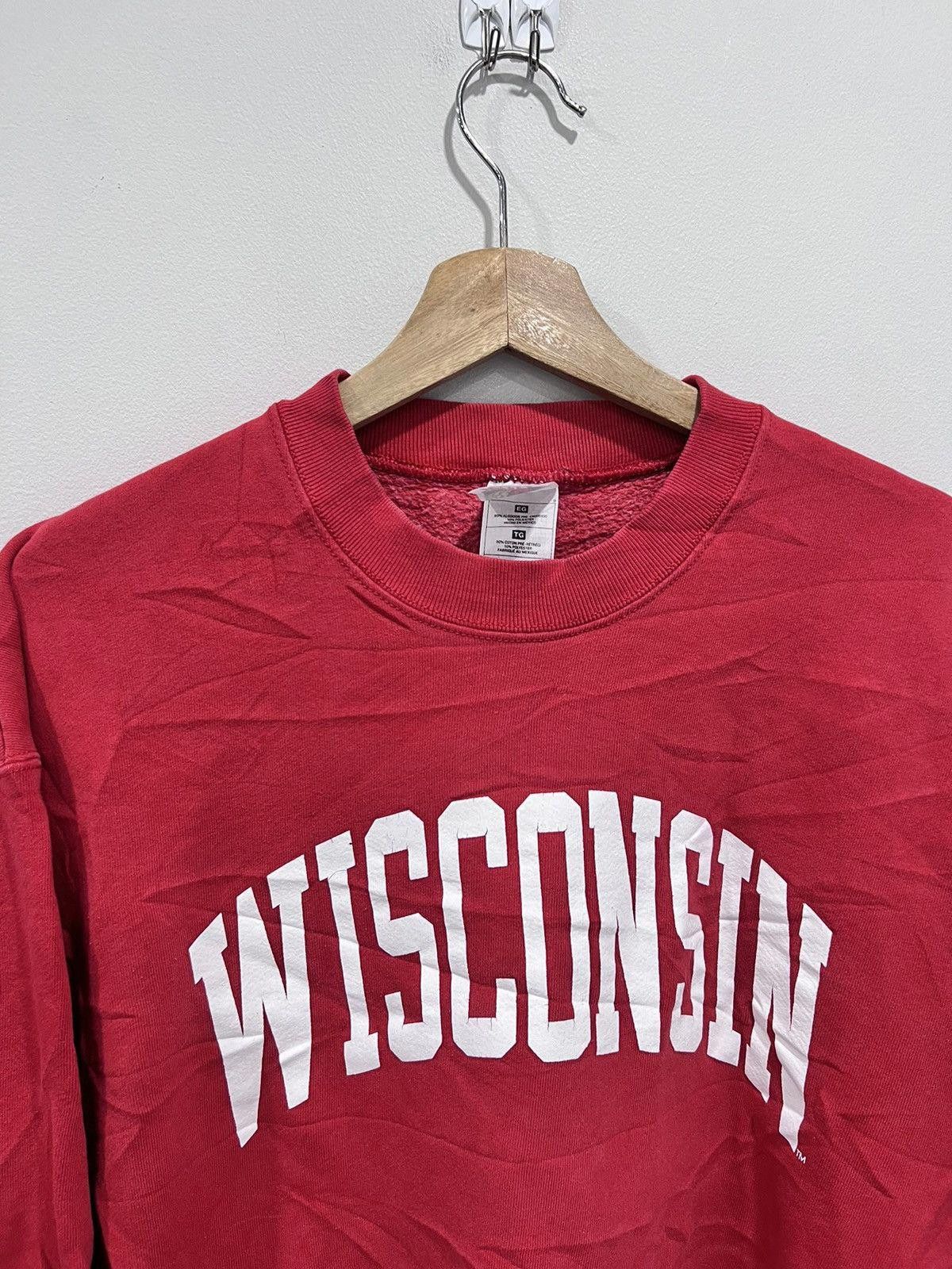Vintage Vintage Wiscnsin Spellout Sweater Size US XL / EU 56 / 4 - 2 Thumbnail