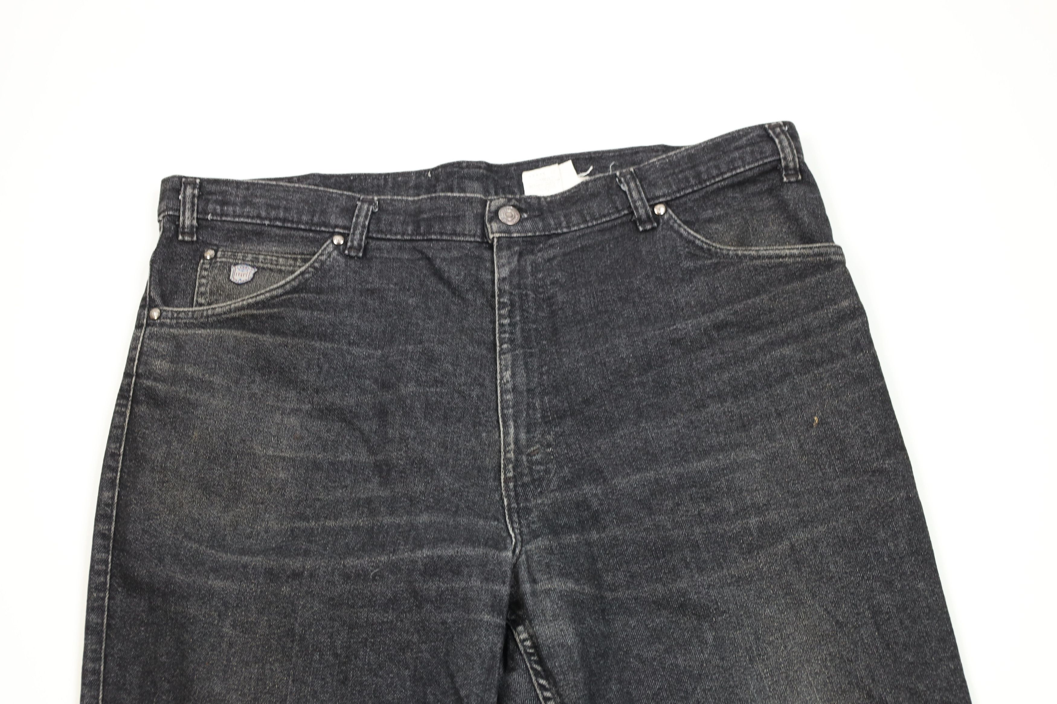 Levi's Vintage 90s Levis Relaxed Fit Denim Jeans Black USA Size US 40 / EU 56 - 2 Thumbnail