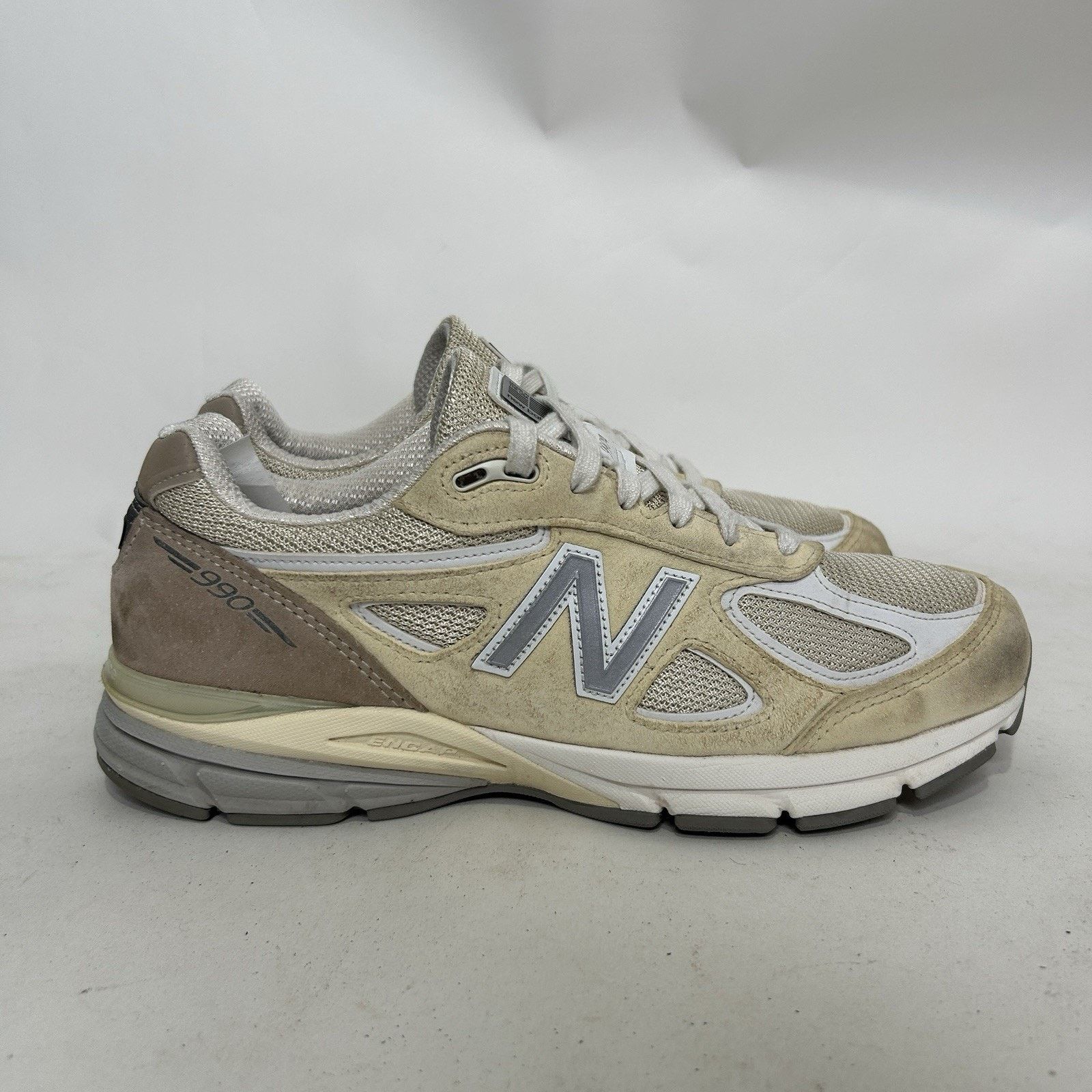 New Balance Teddy Santis x New Balance 990v4 “Limestone White” U990TE4 Size US 10 / EU 43 - 4 Thumbnail