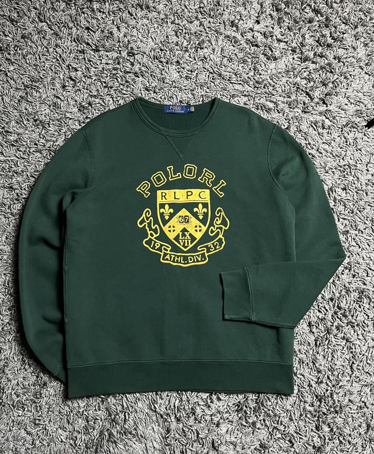 Ralph Lauren Polo Ralph Lauren RLPC 1967 Athl. Div. College Sweatshirt Size US M / EU 48-50 / 2 - 2 Thumbnail