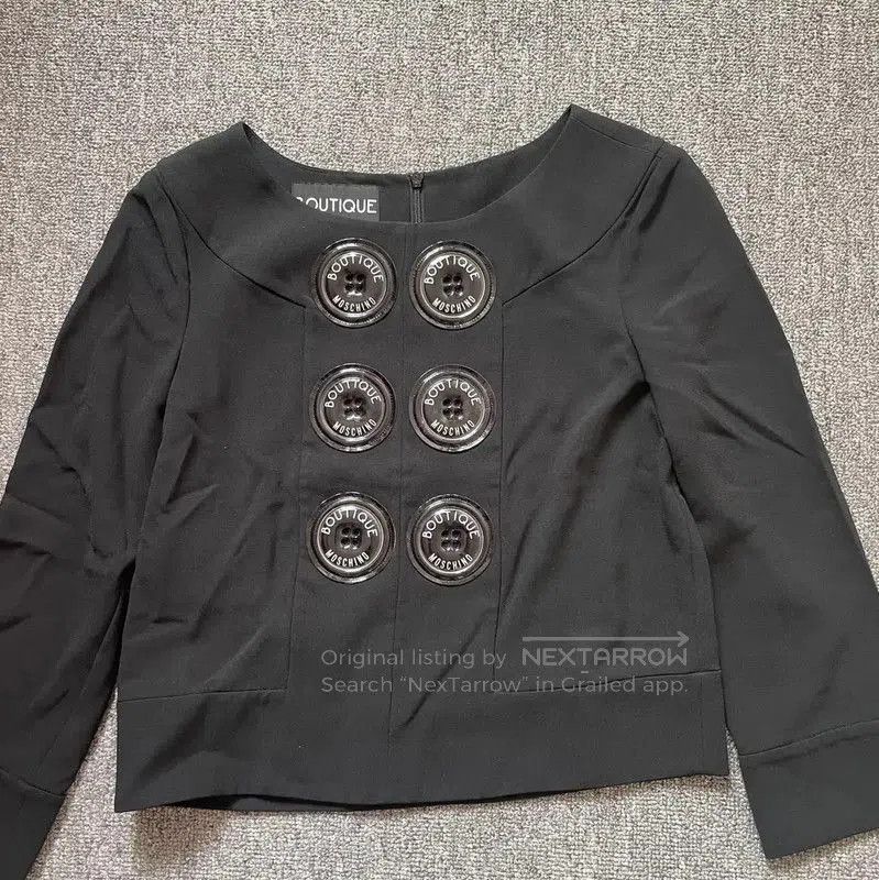 Moschino Moschino Black Polyester Women's Sweatshirt . Size S / US 4 / IT 40 - 1 Thumbnail