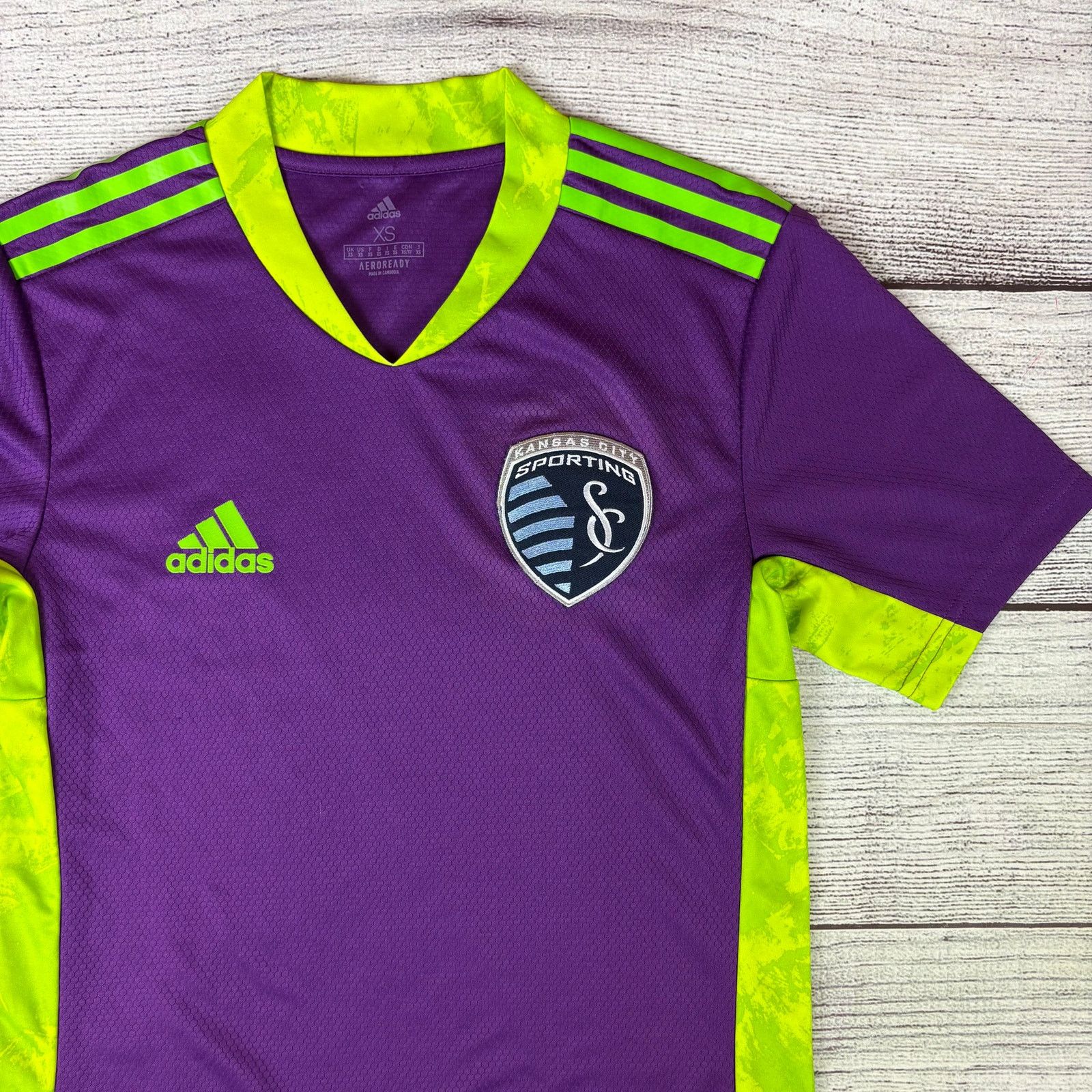 Adidas Adidas Sporting Kansas City MLS Soccer Jersey Size US XS / EU 42 / 0 - 1 Thumbnail