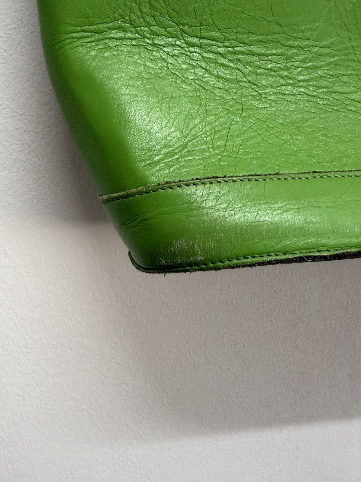 Comme des Garcons Comme des Garçons Green Leather Flap Handbag" Size ONE SIZE - 5 Thumbnail