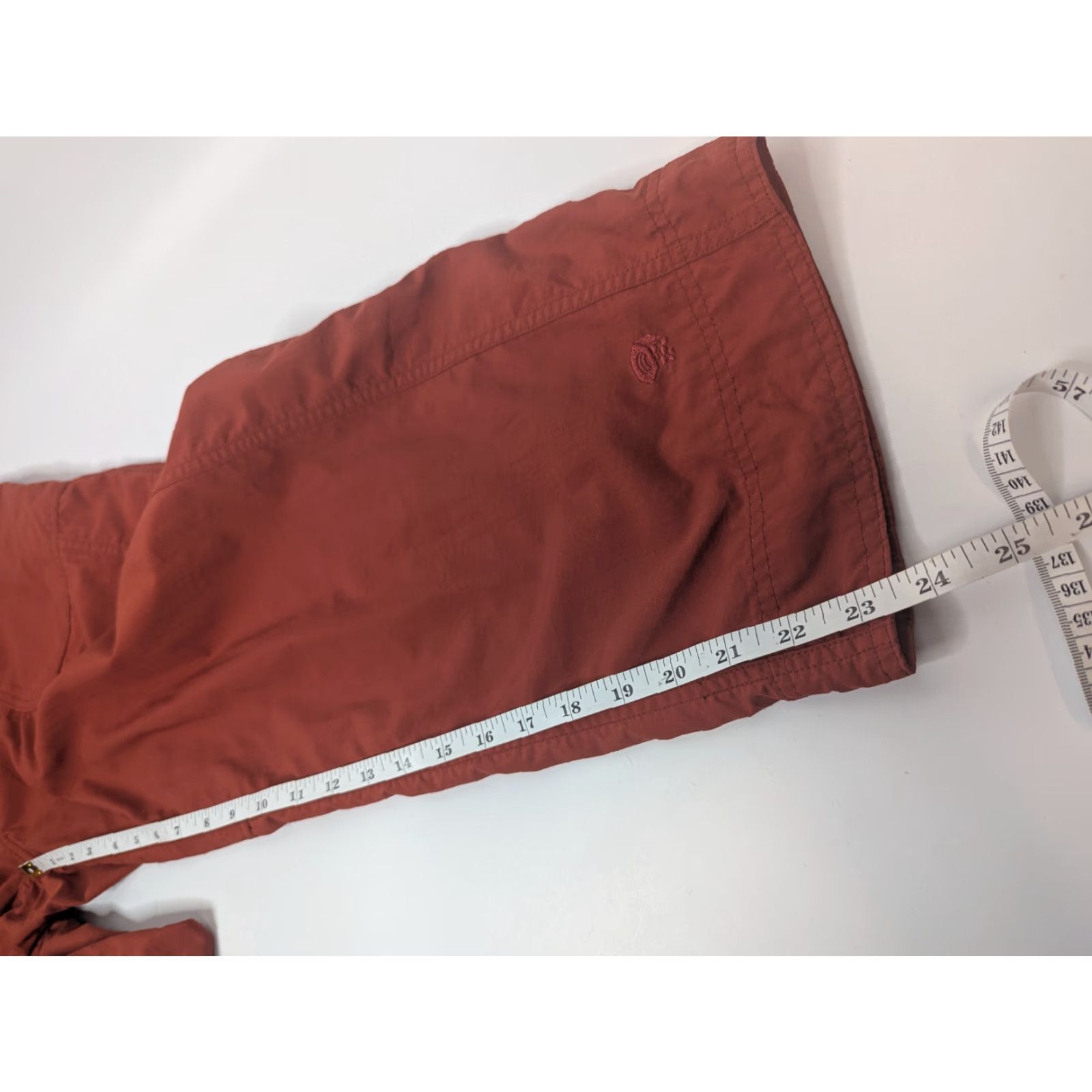 Mountain Hardwear VINTAGE? No — Mountain Hardwear Womens Hiking Pants Size 8 Orange Capri Crop Nylon Travel Pant Size 30" / US 8 / IT 44 - 5 Thumbnail