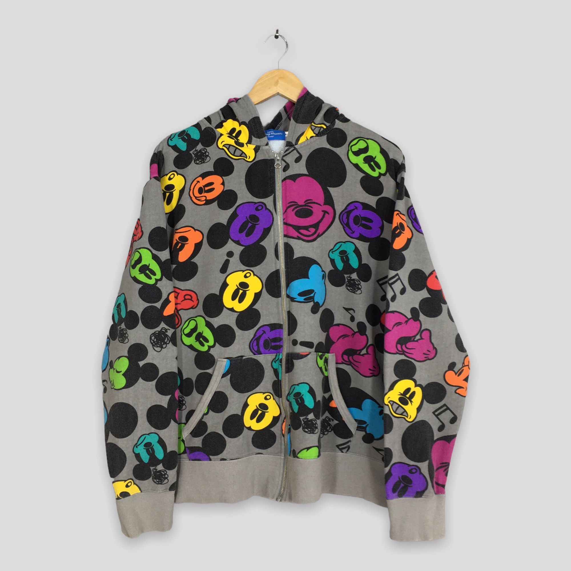 Disney Vintage Mickey Mouse And Friends Overprint Sweatshirt Large Size US L / EU 52-54 / 3 - 1 Thumbnail