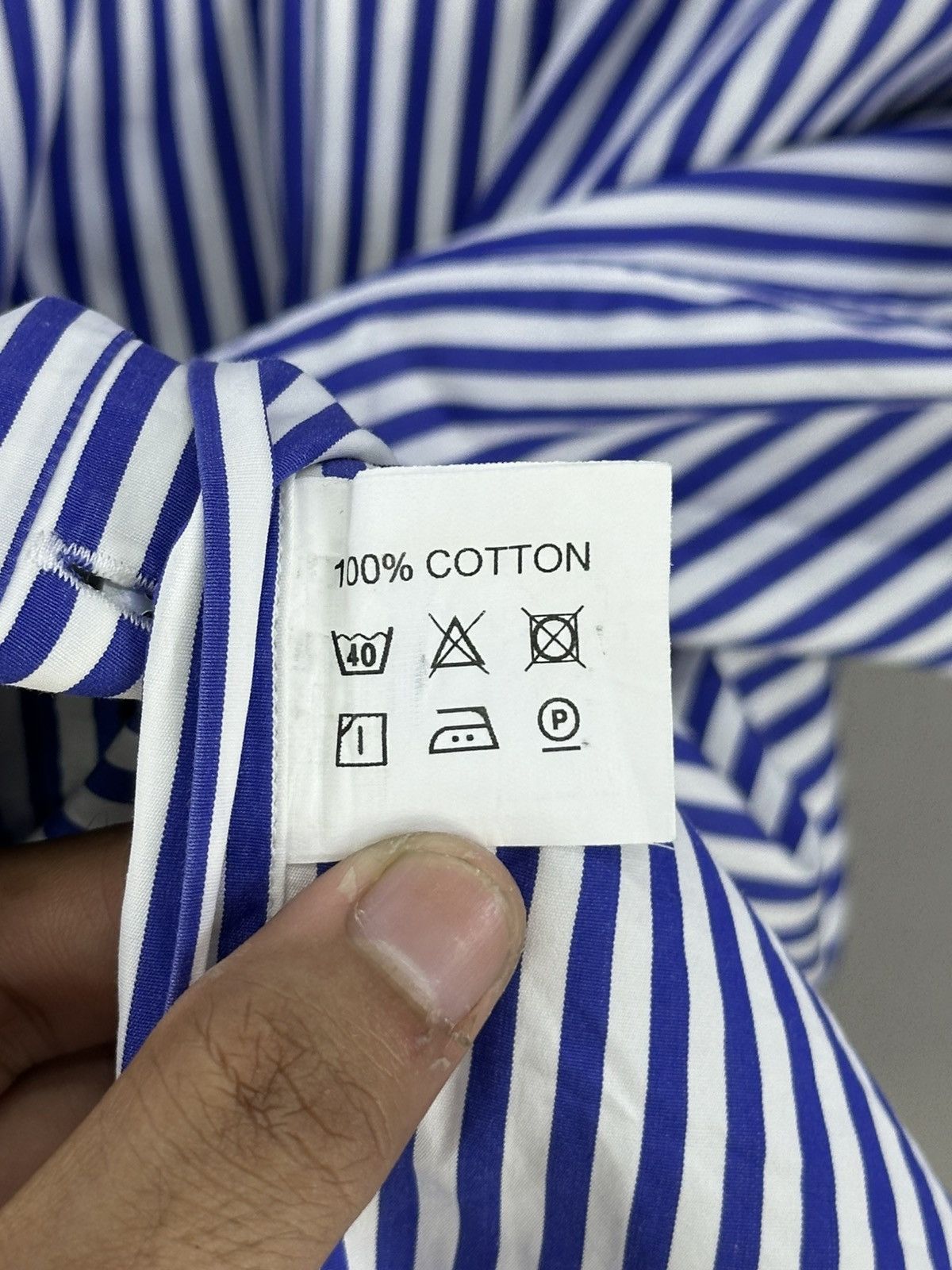 Alfred Dunhill Alfred Dunhill Made to Measure Stripes Flannel Shirt Size US XS / EU 42 / 0 - 13 Thumbnail