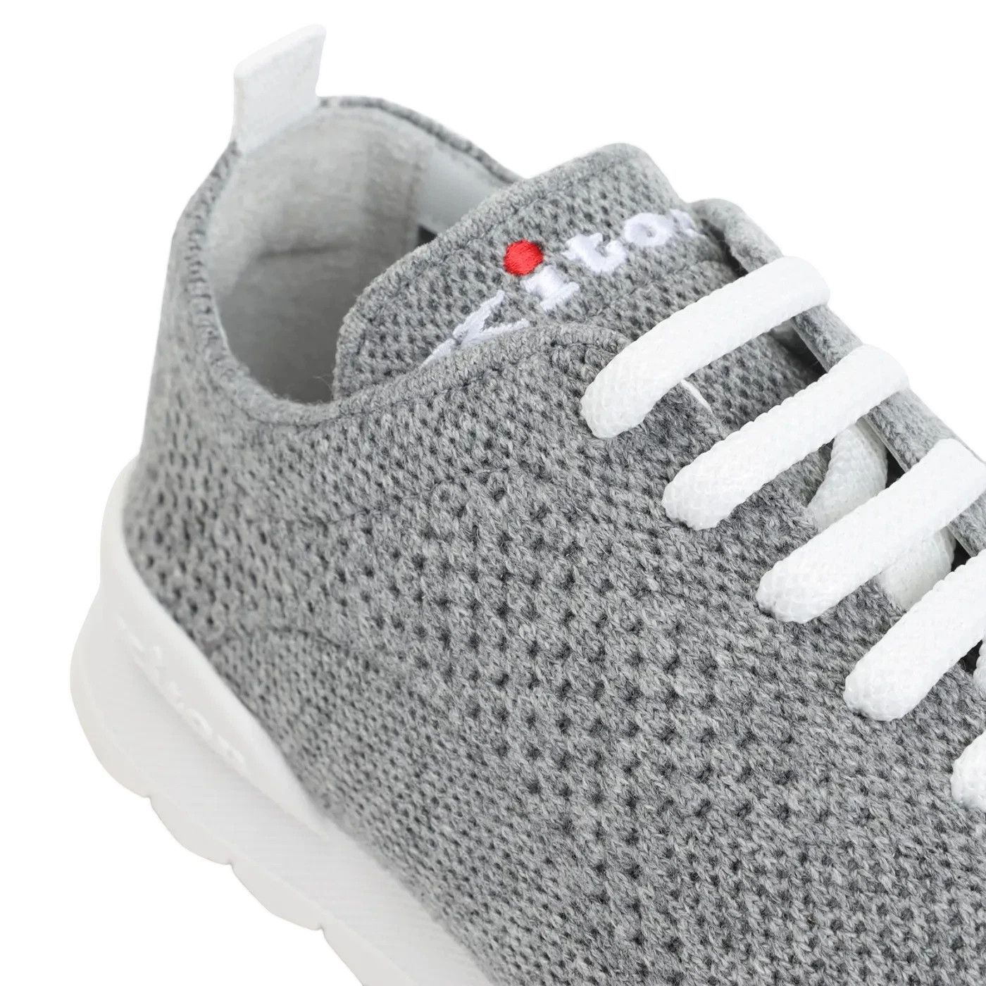 KITON Fits Gray knit Sneakers New And Authentic
